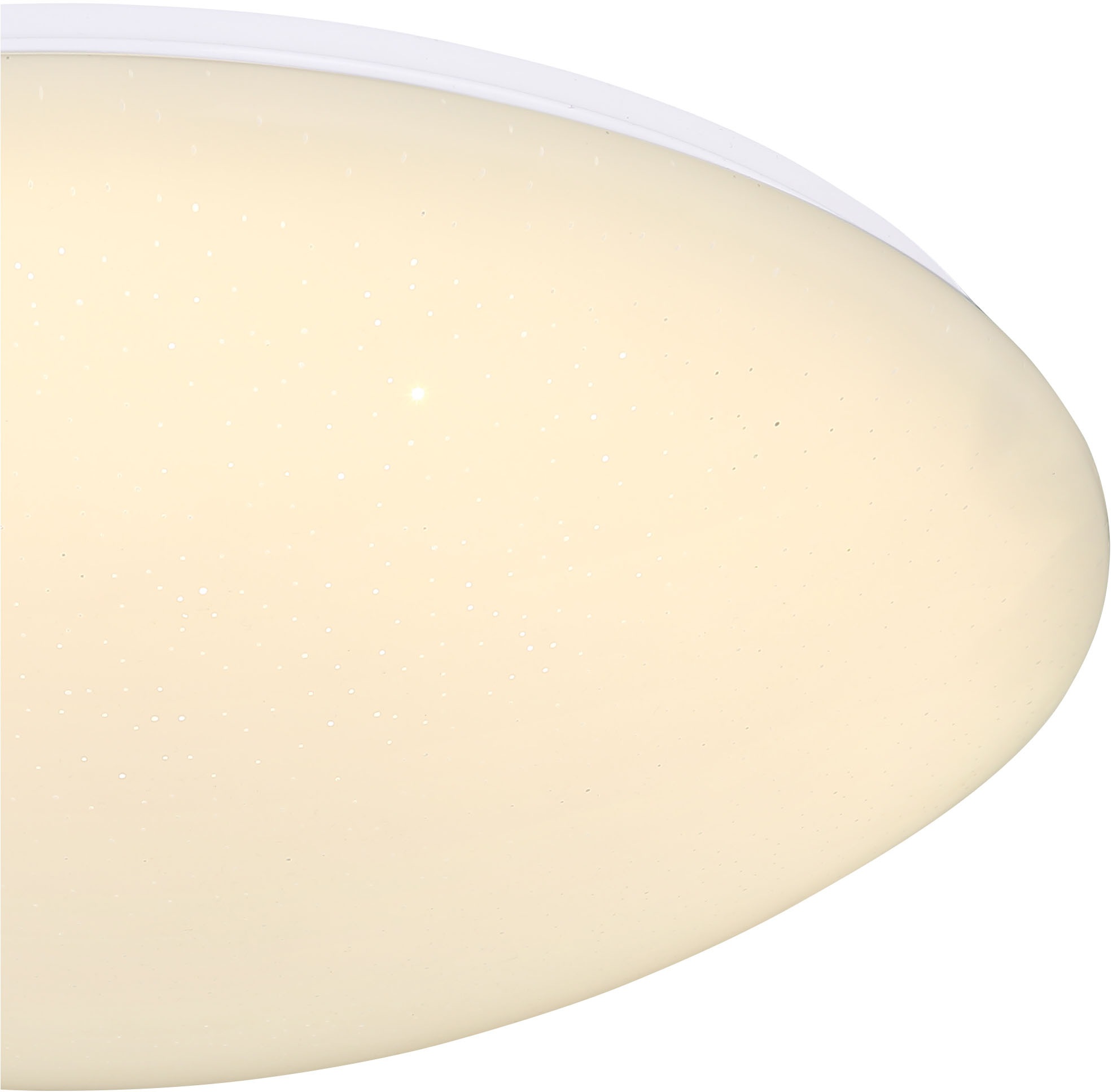 GLOBO LIGHTING LED Deckenleuchte »ATREJU I«, Leuchtmittel LED-Modul | LED fest integriert, Deckenlampe/rund/Wohnzimmer/Schlafzimmer/Sterneeffekt