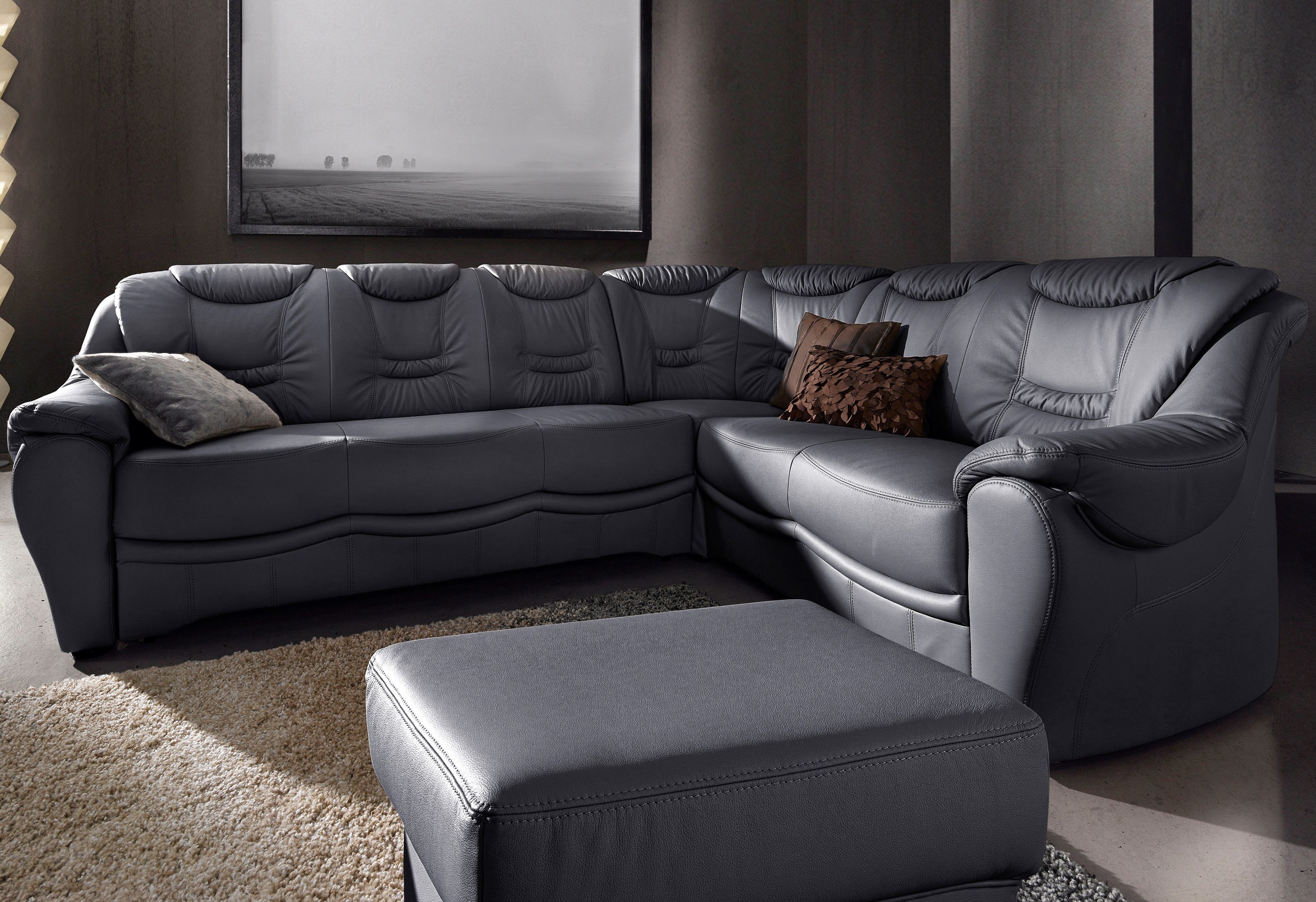 sit&more Ecksofa »Benson L-Form«, wahlweise mit Bettfunktion günstig online kaufen