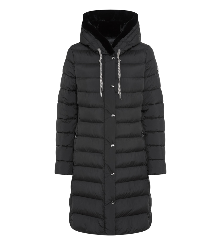 Fuchs Schmitt Steppmantel »Steppkurzmantel« Kapuze mit Fellimitat, Regular Fit,