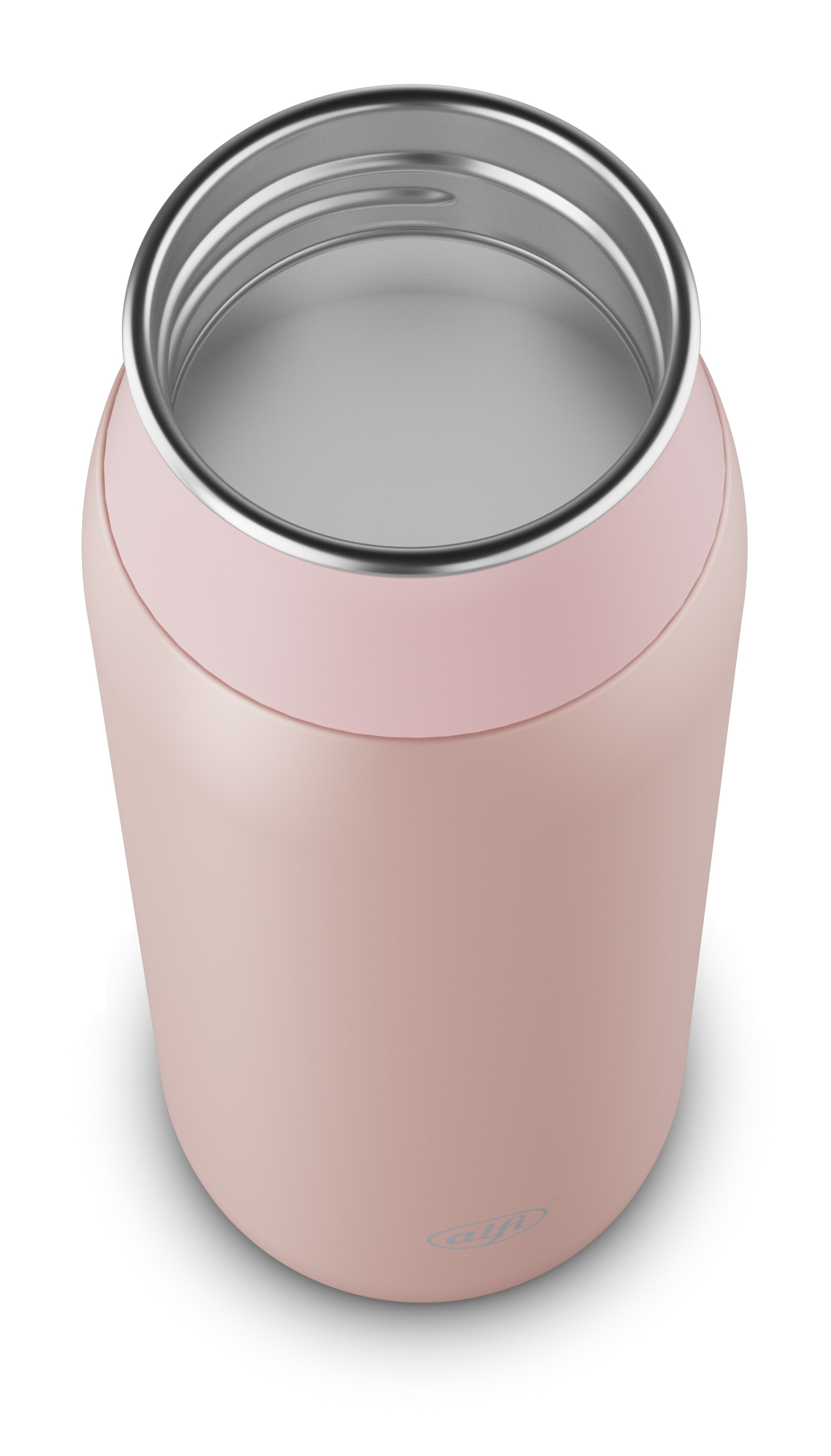 Alfi Trinkflasche »ELEMENT BOTTLE,  Edelstahlkörper, spülmaschinenfest« 0,6l, Free-Flow Trinksystem mit intuitivem Schraubverschluss