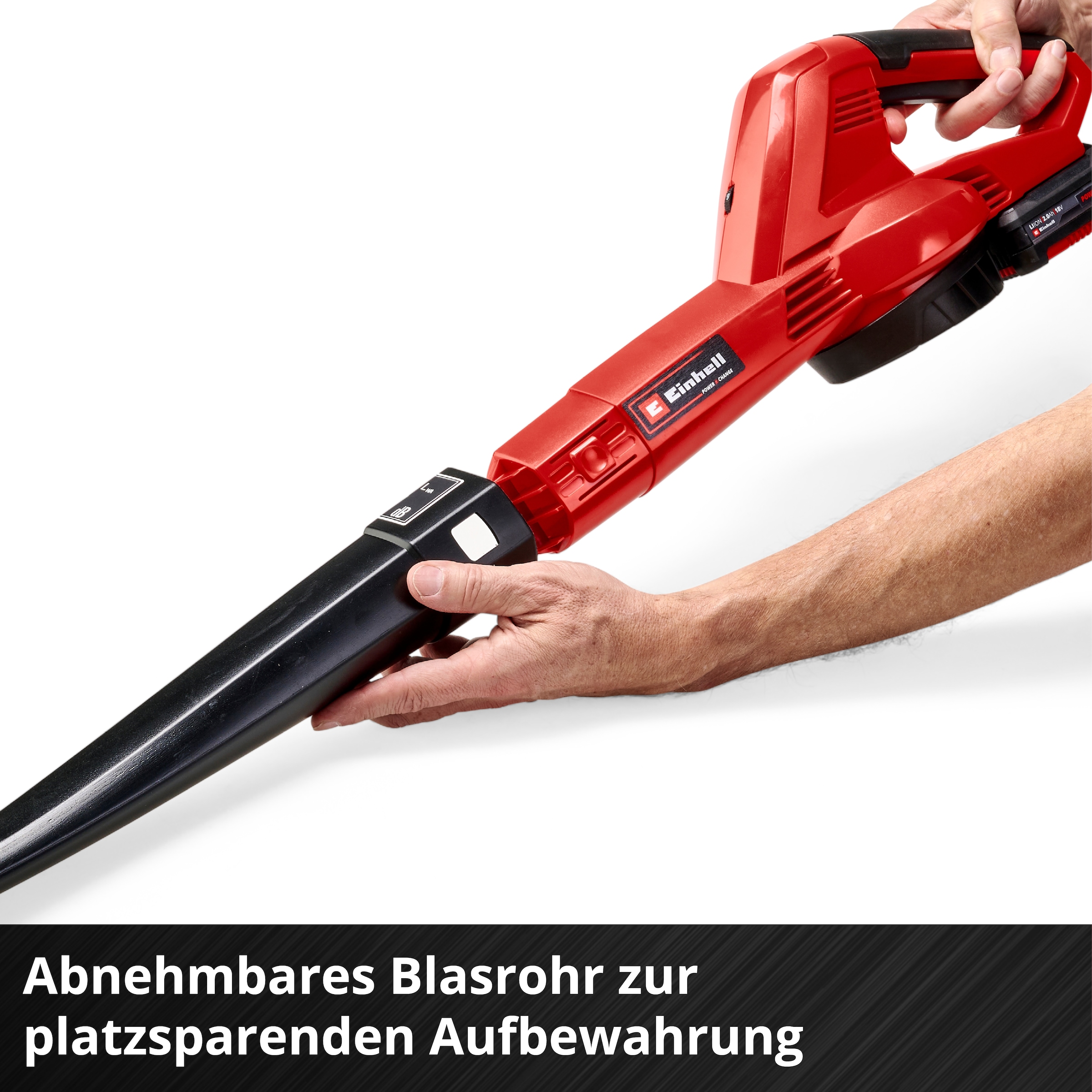 Einhell Akku-Laubbläser »GC-CL 18 Li E Kit«, 210 km/h Blasgeschwindigkeit, mit Akku 18V/2,0 Ah und Ladegerät