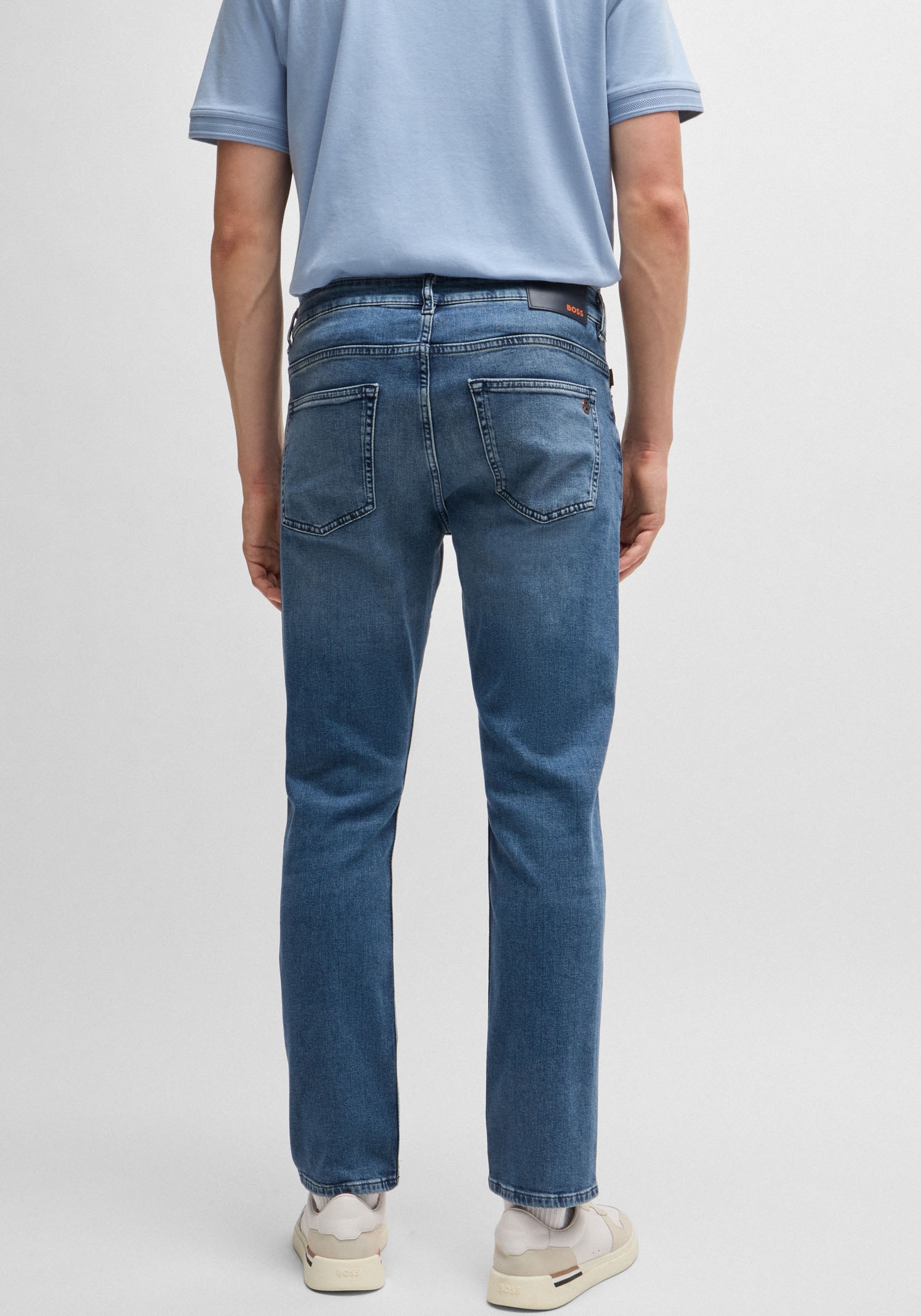 BOSS ORANGE Slim-fit-Jeans »DELAWARE BO«, mit normaler Bundhöhe