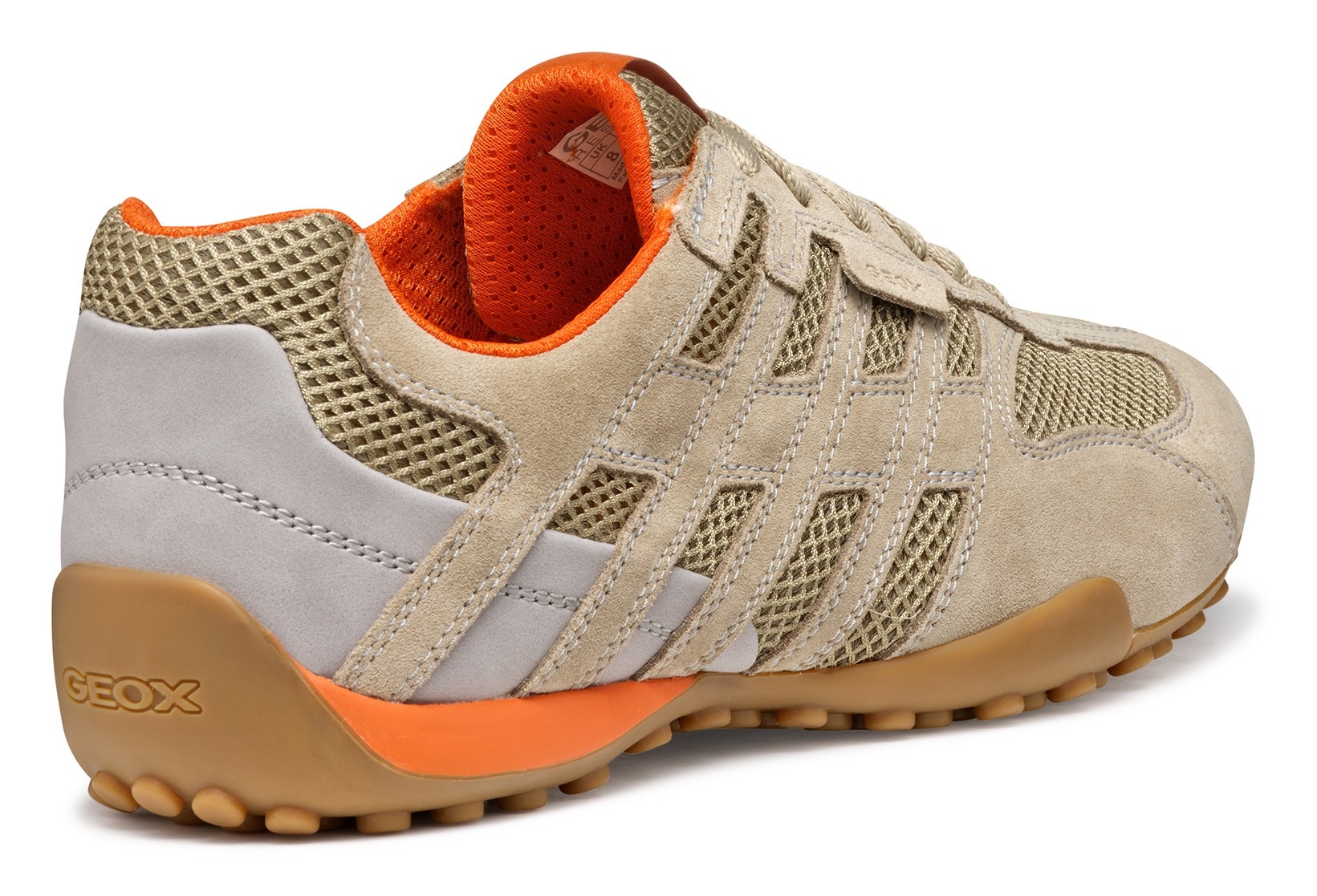 Geox Schnürschuh »U SNAKE ORIGINAL«, Schnürschuh, Freizeitschuh, Trekking Sneaker mit Lederinnensohle