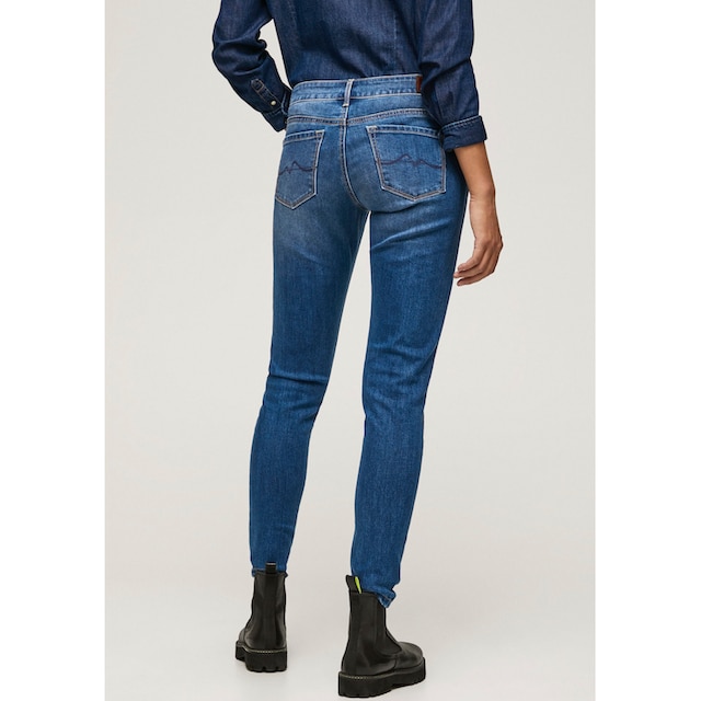 »SOHO«, Jeans kaufen mit Stretch-Anteil und Bund Pepe 1-Knopf im 5-Pocket-Stil bequem Skinny-fit-Jeans