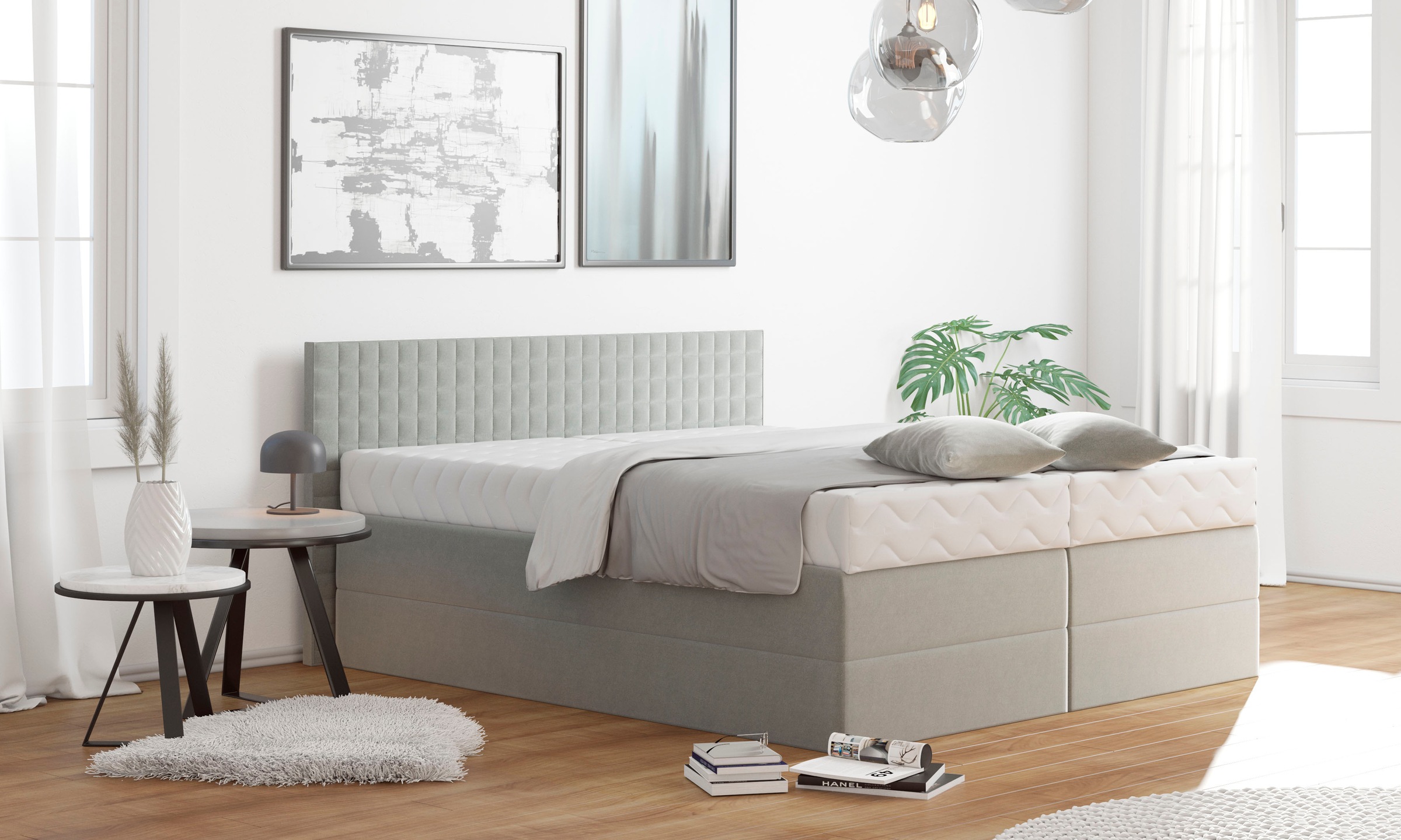 Westfalia Schlafkomfort Boxspringbett inkl. Zierkissen günstig online kaufen