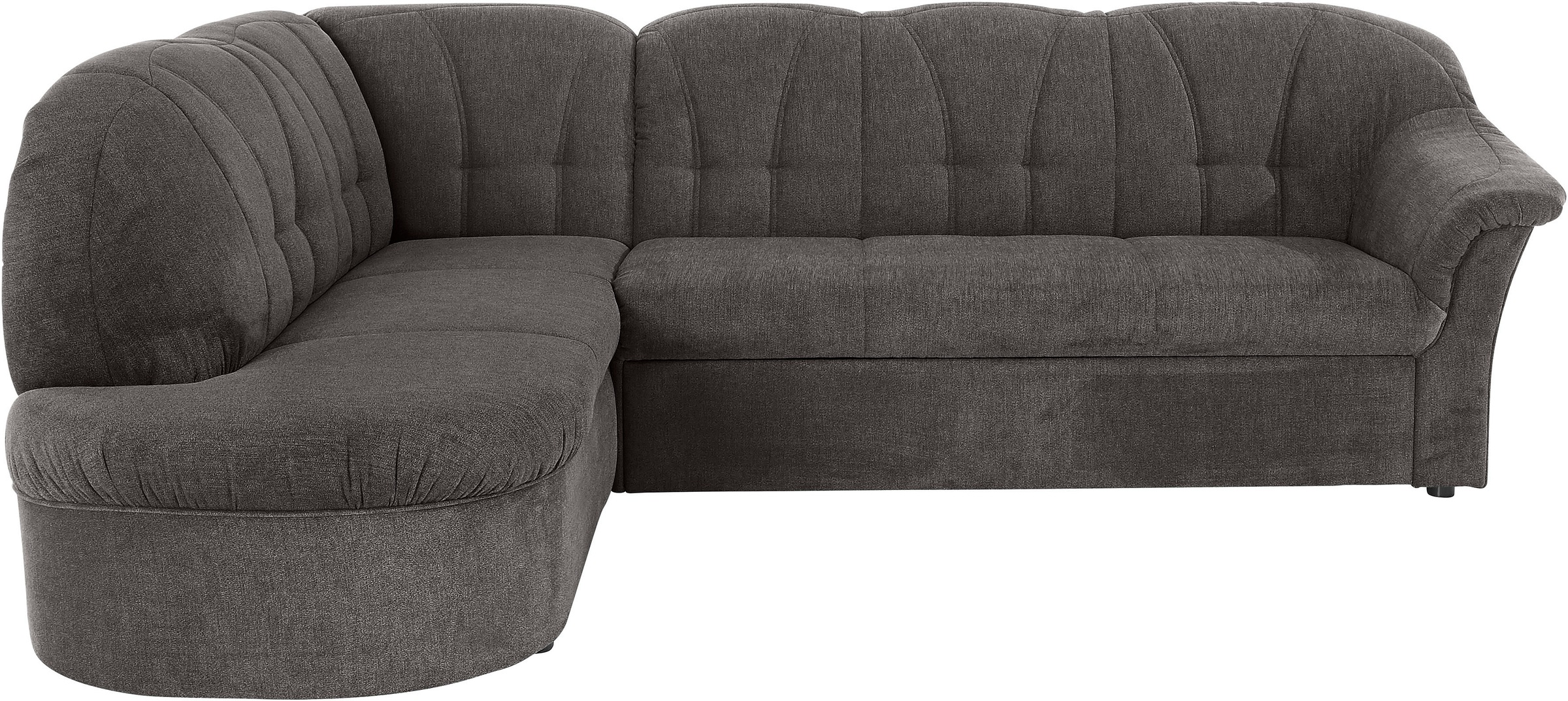 DOMO collection Ecksofa »Pegnitz, elegante Rückensteppung, zeitlose Formensprache, L-Form«, wahlweise mit Bettfunktion