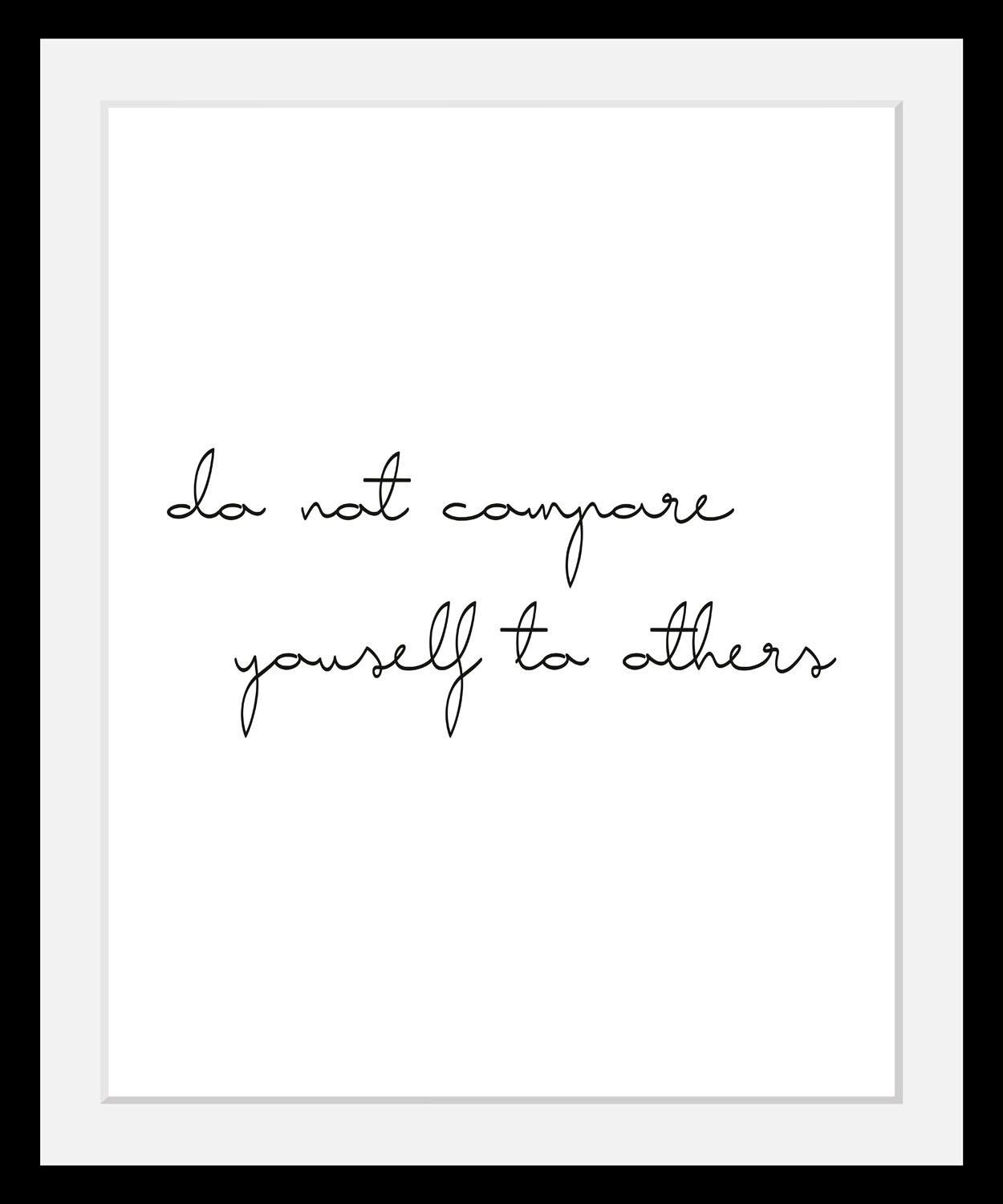 queence Bild »Selbstliebe«, Schwarz-Weiß-Schriftzug-Motivationsbilder, HD P günstig online kaufen