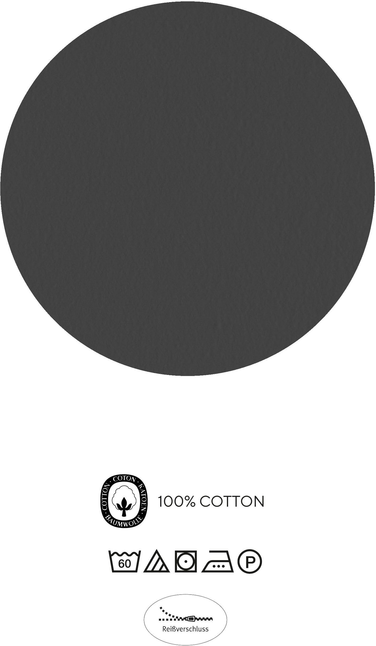 Biberna Bettwäsche »0004106« 2 Stk. tlg. wohlig warm + weich, pflegeleicht, 100% Baumwolle, Reißverschluss