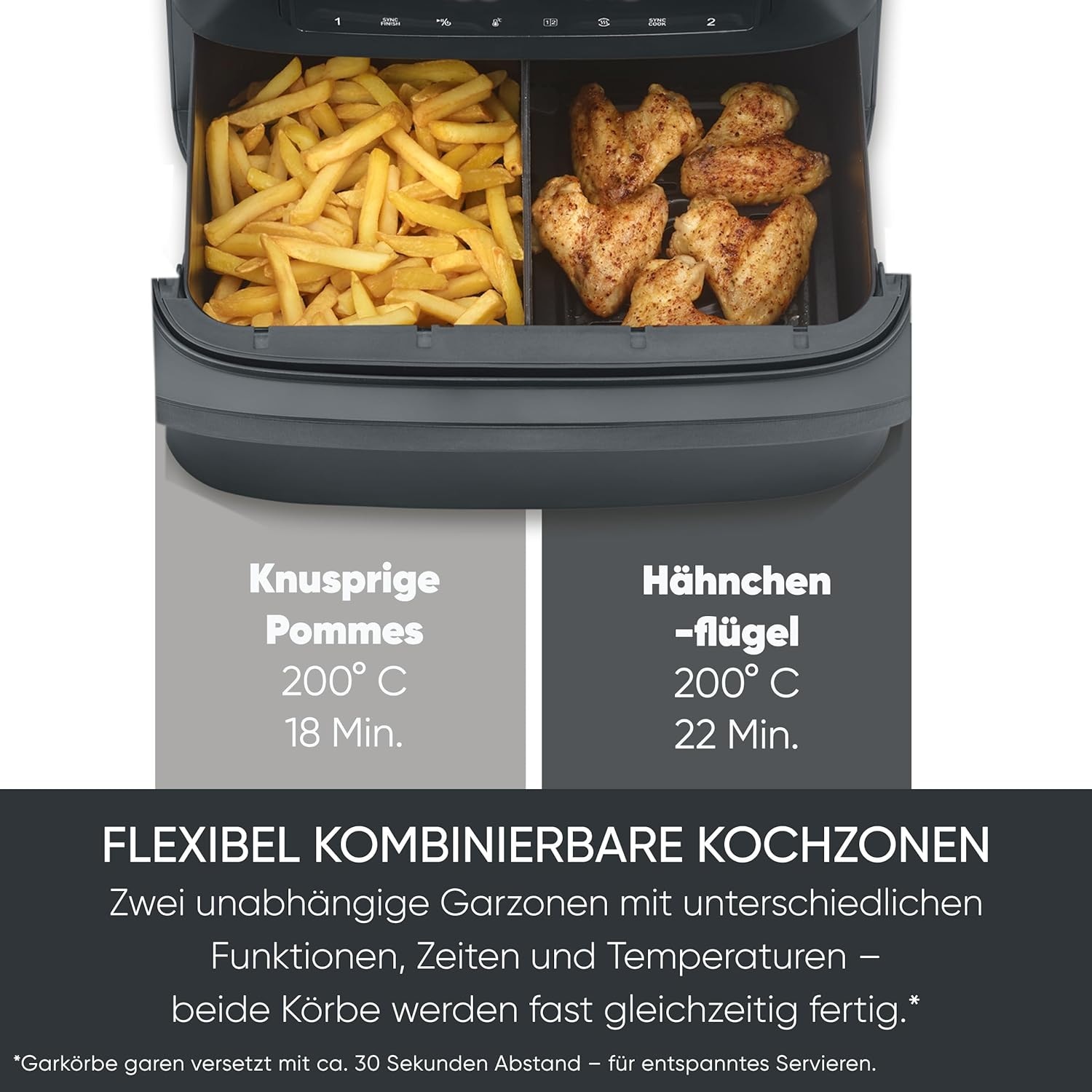 Severin Heißluftfritteuse »FR 2490    9 l "Flex Max Dual"« 2600 W