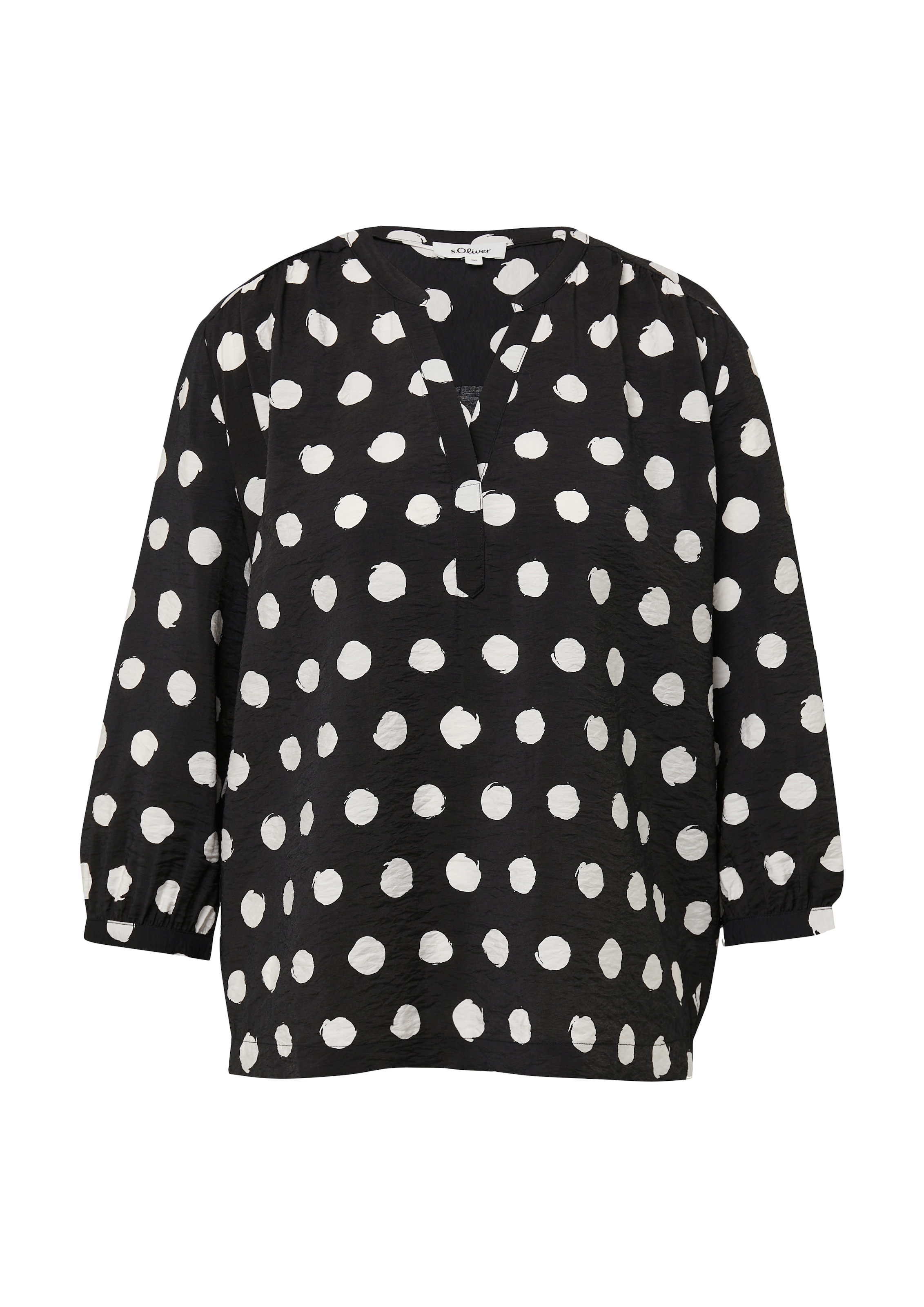 s.Oliver Hemdbluse, im Tunika-Stil und mit Muster