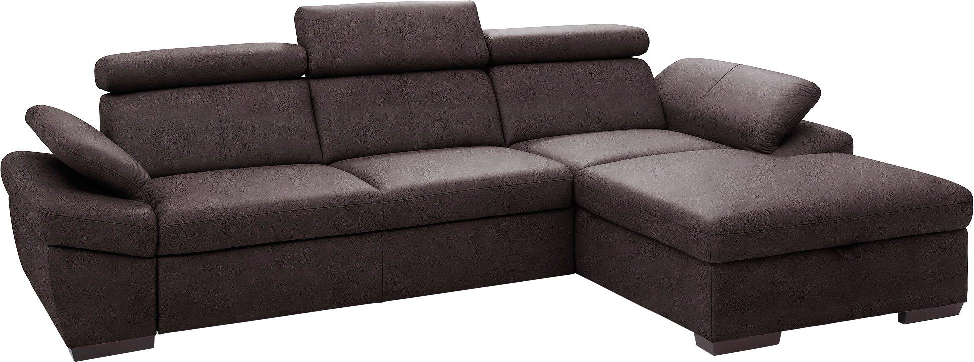 exxpo - sofa fashion Ecksofa "Salerno, klassisch modernes Funktionssofa, ho günstig online kaufen