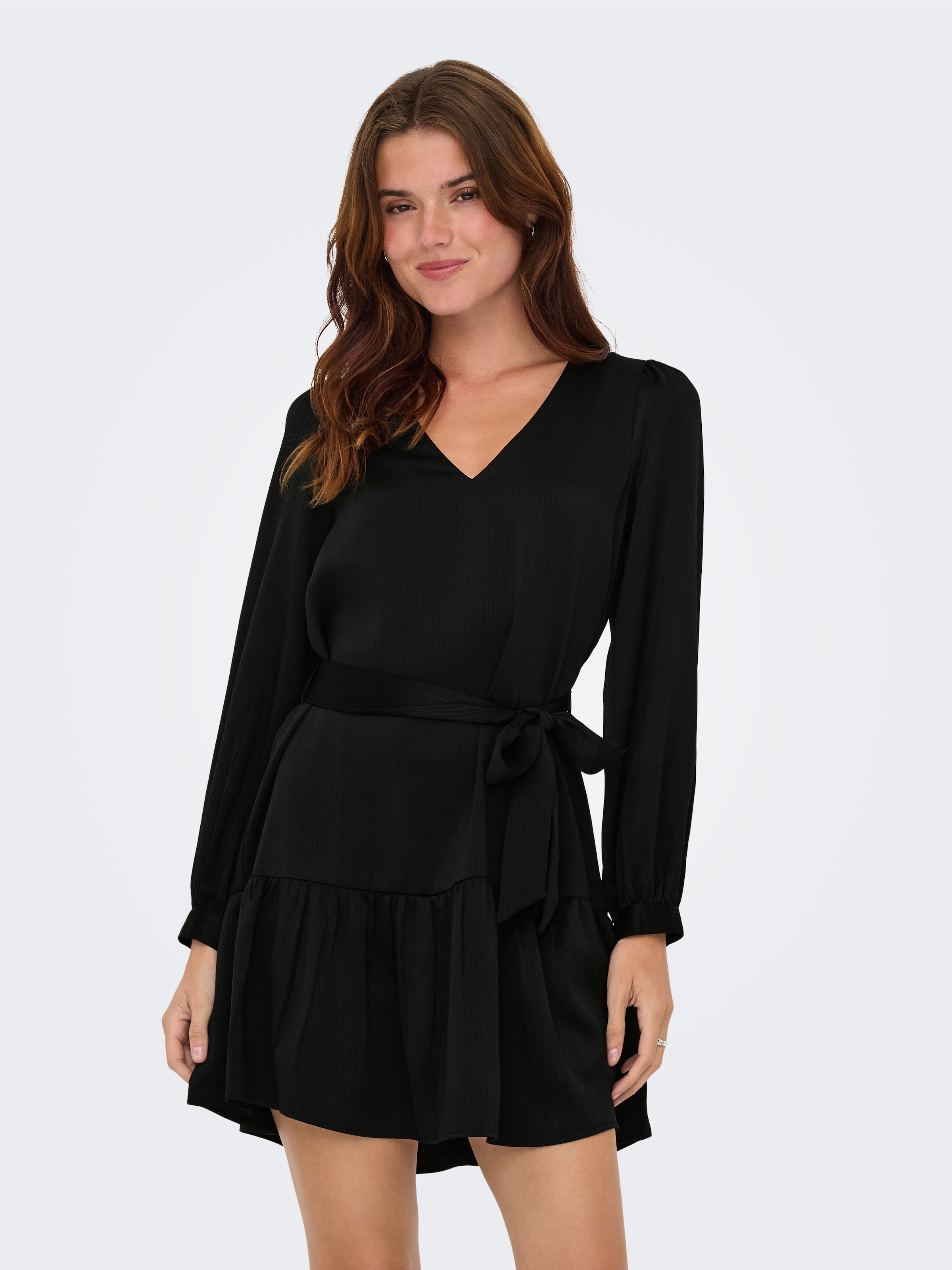 ONLY Tunikakleid »ONLNEW ALENA LIFE L/S SHORT DRESS WVN« Sommerkleid