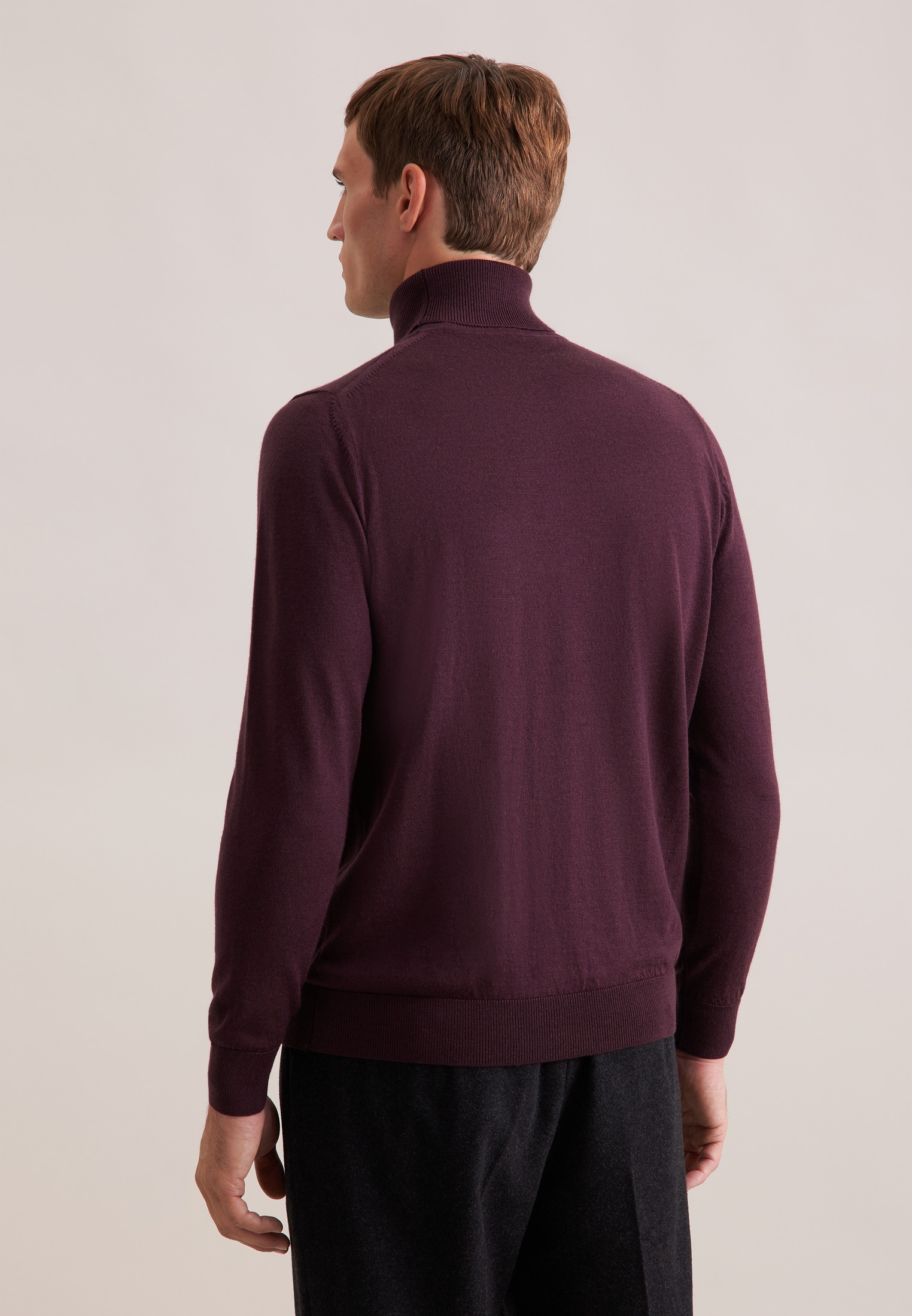 seidensticker Strickpullover »Schwarze Rose«, 1/1 Rundhals Uni
