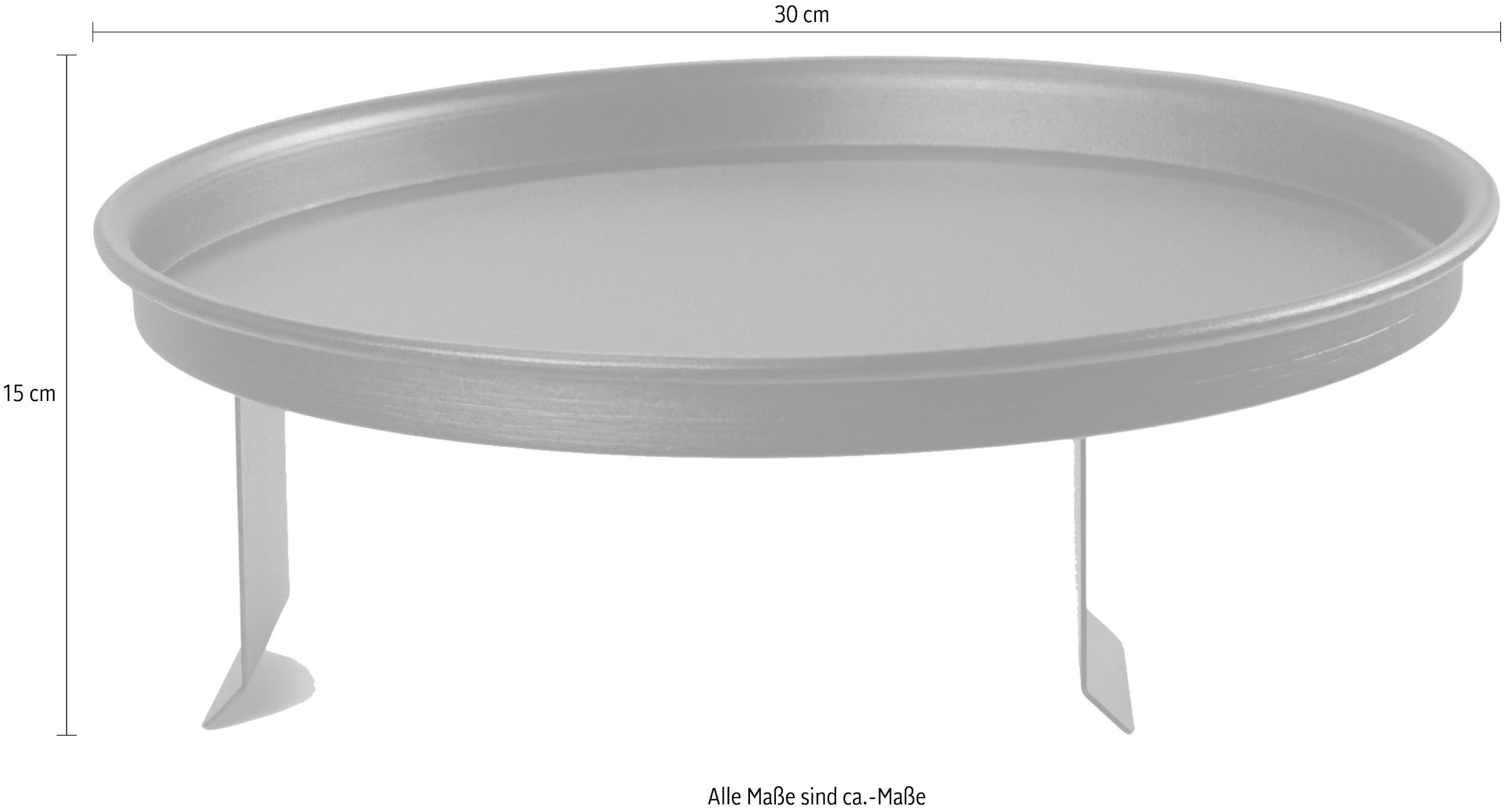 Spinder Design Tabletttisch »ROUND«, Ausziehbarer Stahlarmtisch