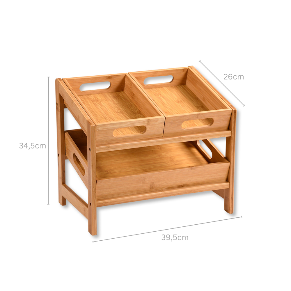 KESPER® Ablageregal aus 100% FSC®-zertifiziertem Bambus