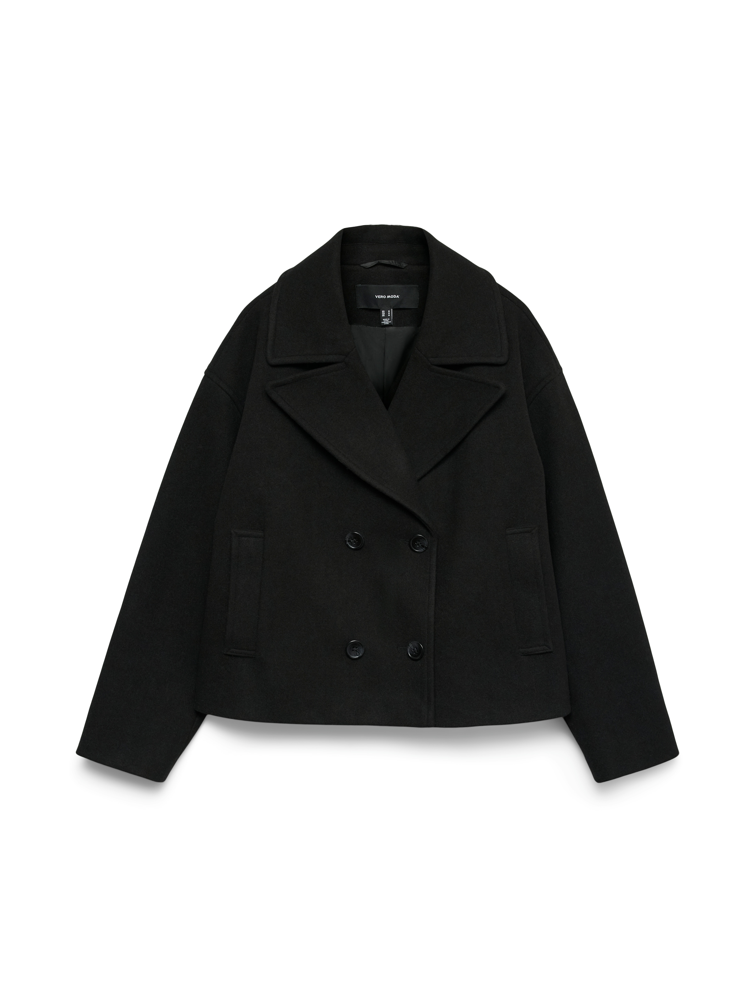 Vero Moda Cabanjacke »VMVINCELINE SHORT JACKET NOOS« mit Knopfleiste