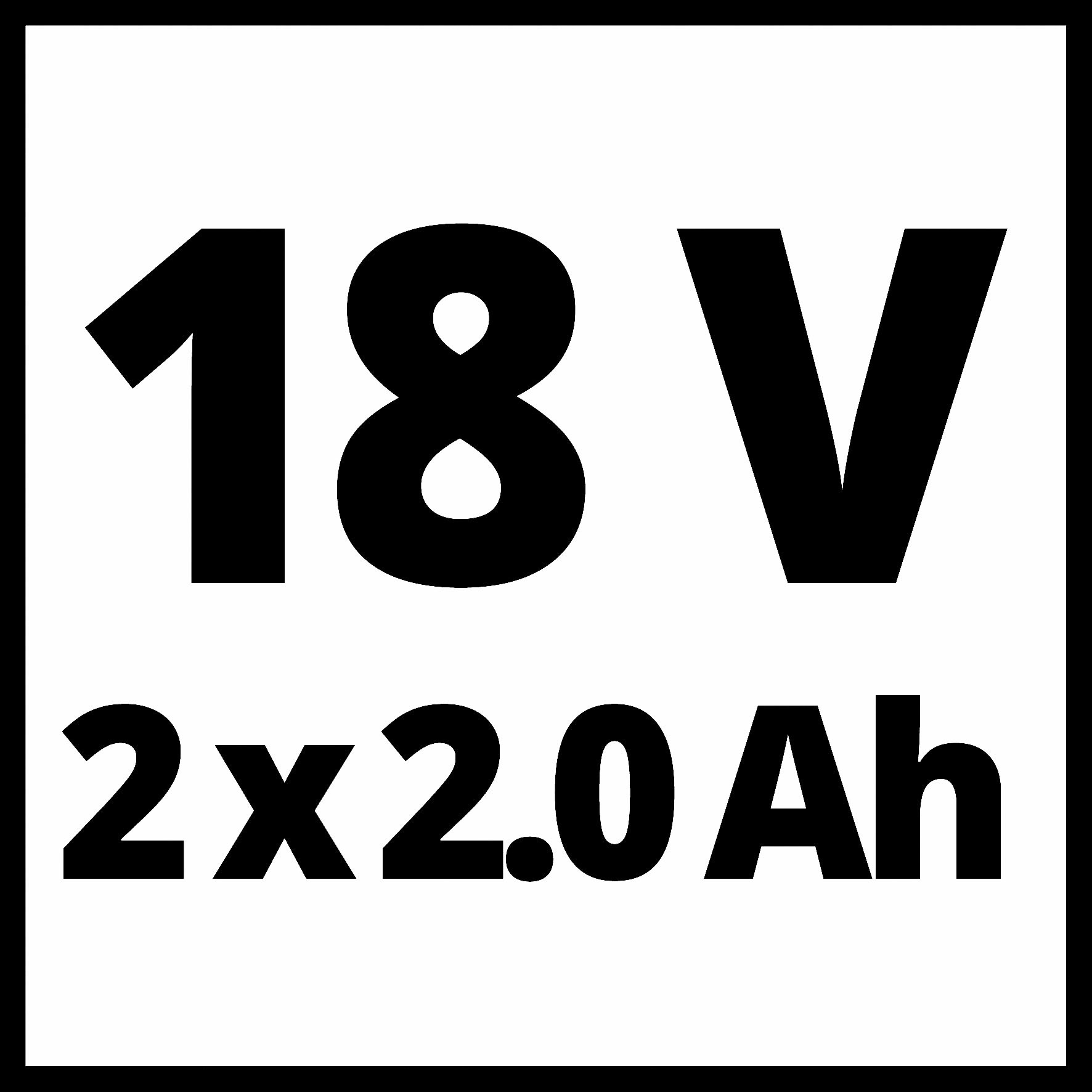 Einhell Akku-Schlagbohrschrauber »Power X-Change TE-CD 18/2 Li-i +64«, (Set), inkl. 2 Akkus á 2 Ah und Ladegerät