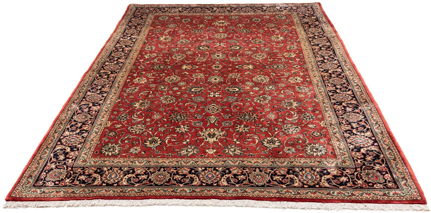 morgenland Wollteppich »Kaschmar Blumenmuster Beige 297 x 202 cm«, rechteck günstig online kaufen