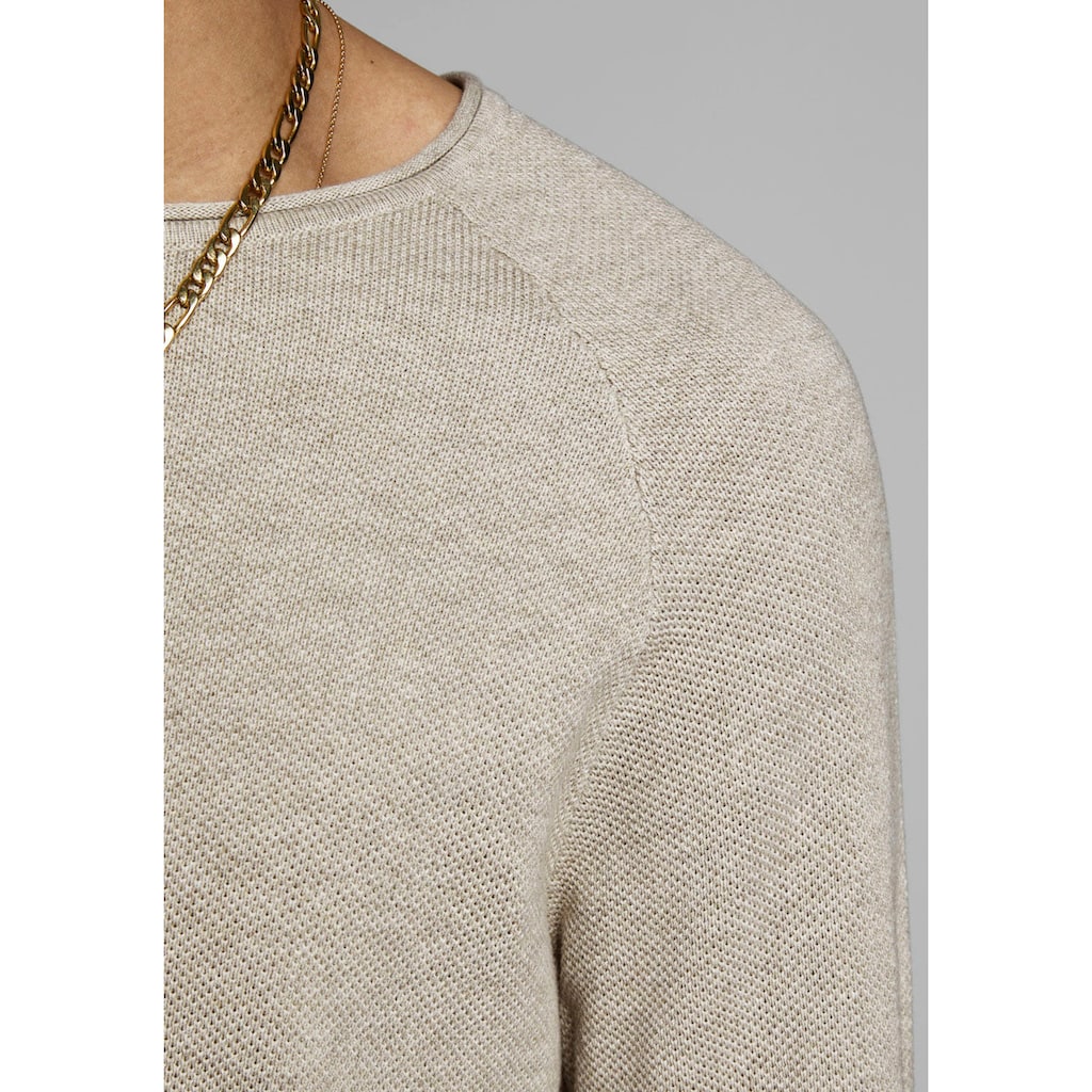 Jack & Jones Rundhalspullover »HILL KNIT«