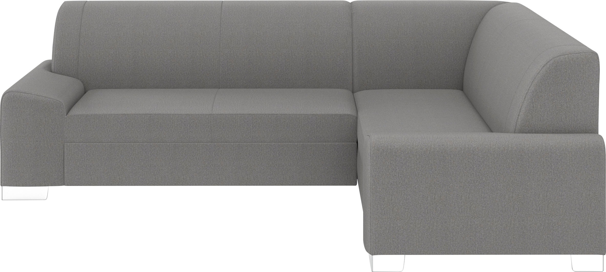 DOMO collection Ecksofa »Anzio in kubischer Formensprache, flache Armlehnen günstig online kaufen