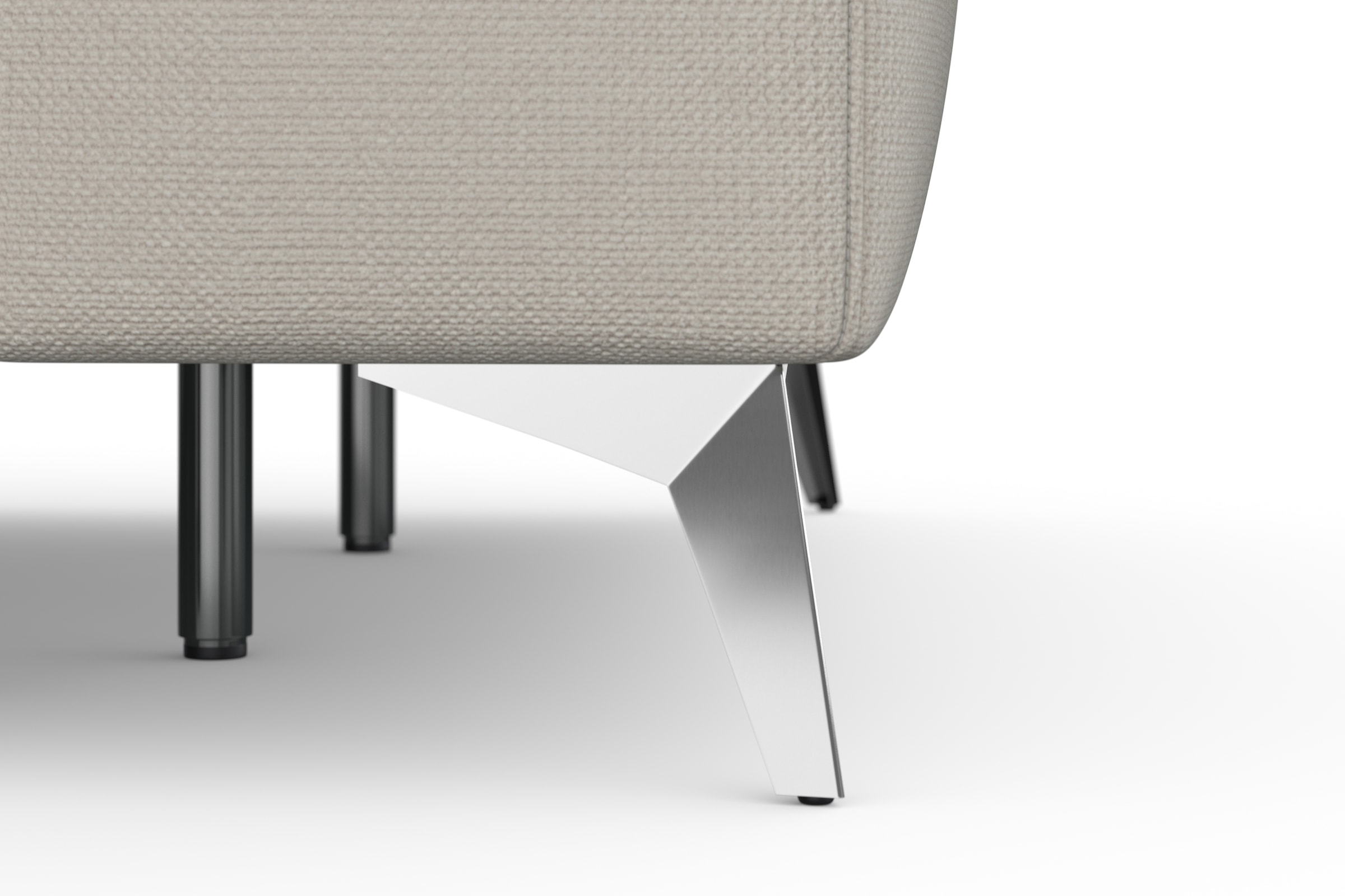 sit&more Ecksofa »Baviene L-Form«, inklusive Sitztiefenverstellung und Federkern, wahlweise Bettfunktion