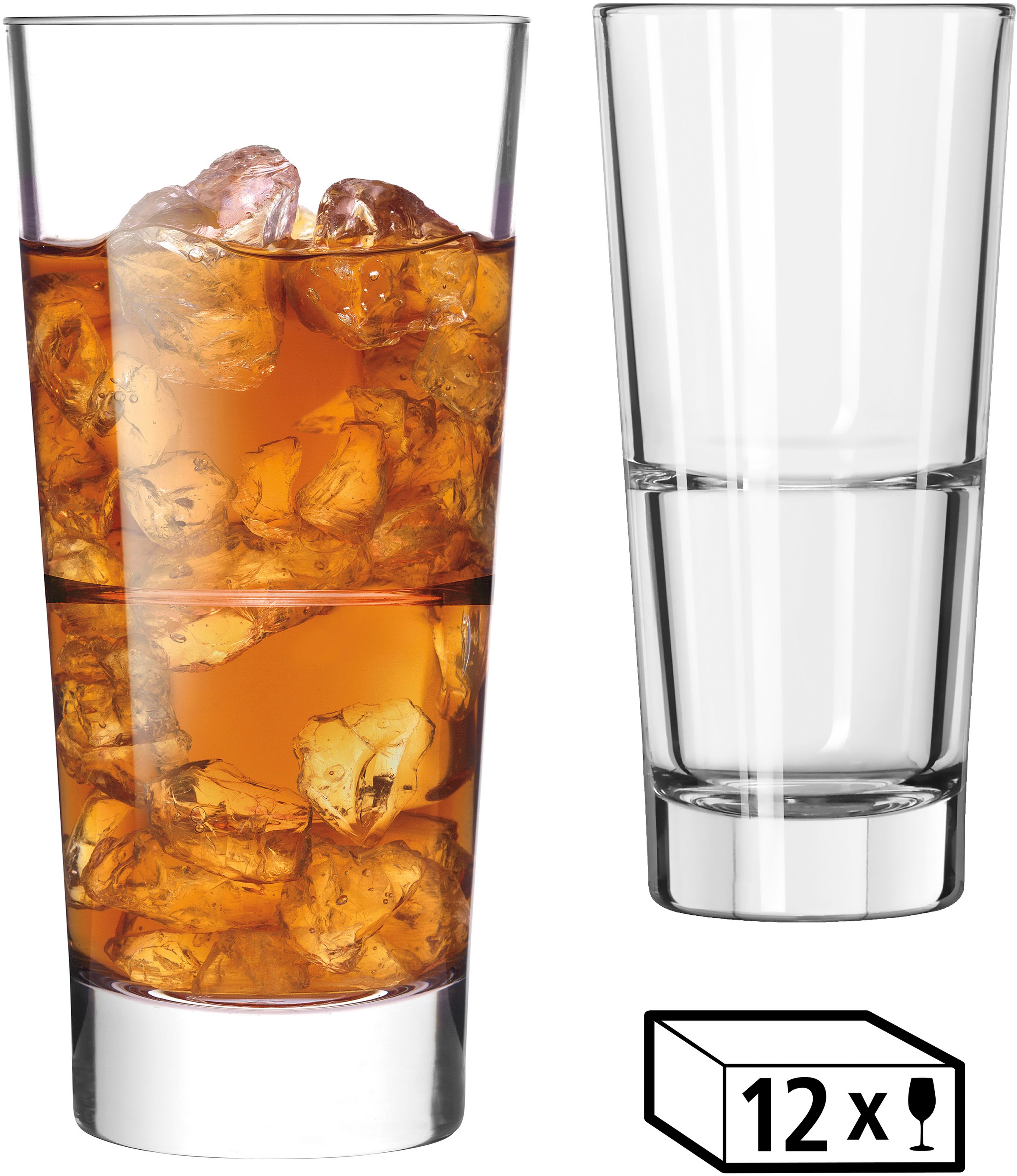 LIBBEY Gläser-Set »Beverage Glas -ENDEAVOR-, 355 ml, Ø 7,5 cm, H: 16 cm, 12 günstig online kaufen