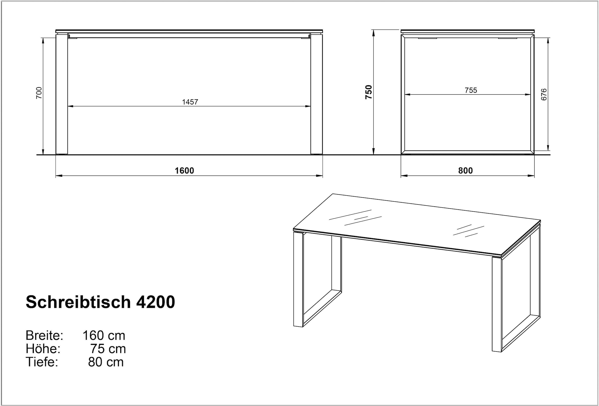 »GW-Monteria«, auf bestellen Raten (Set, St.) GERMANIA Büro-Set 3