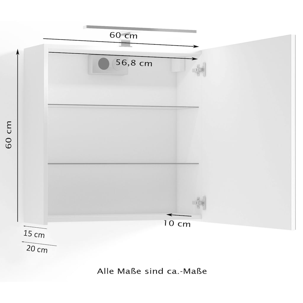 byLIVING Spiegelschrank »Spree«