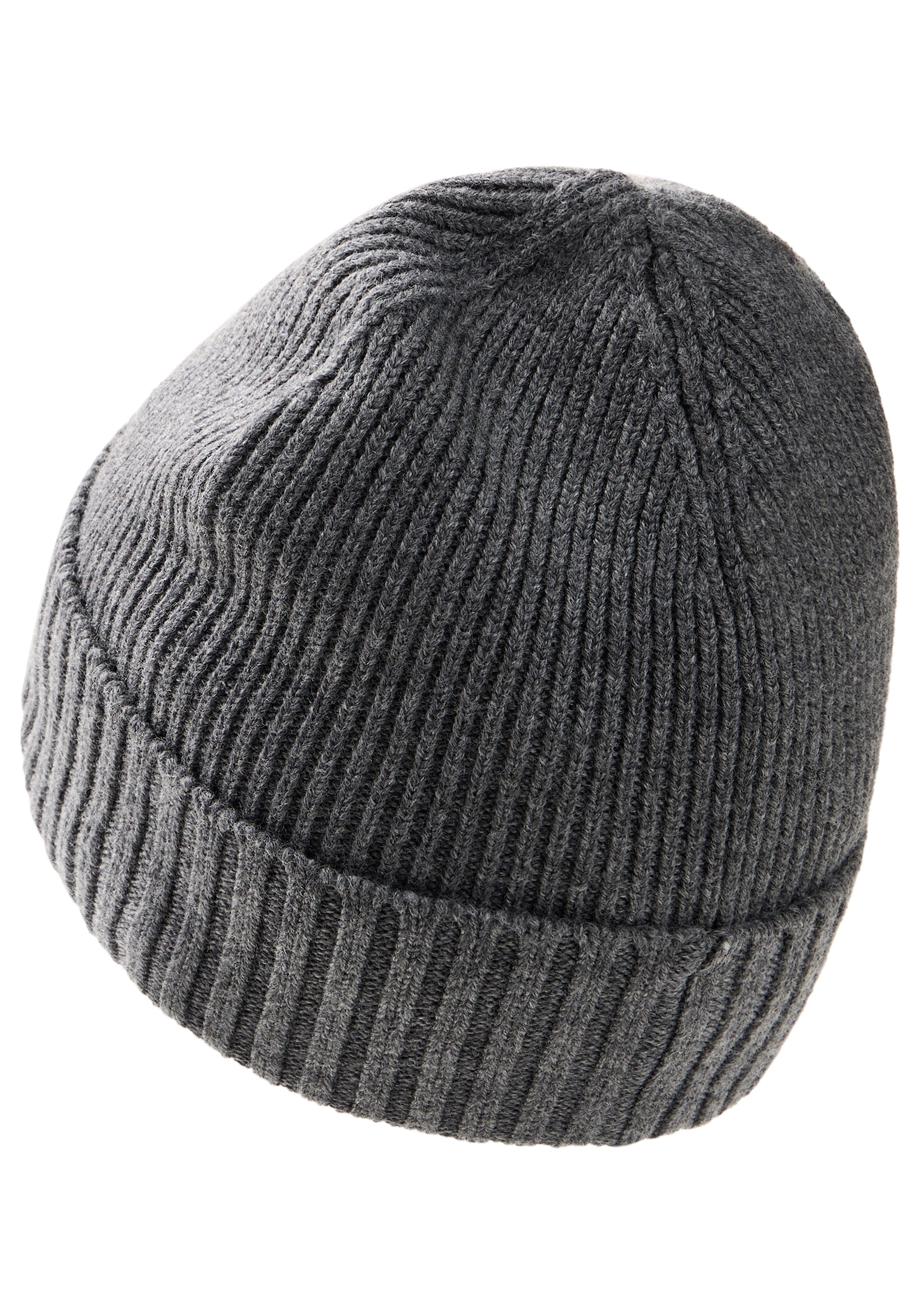 BOSS Beanie »Flavio« aus Wolle in Rippenstrick, unisex