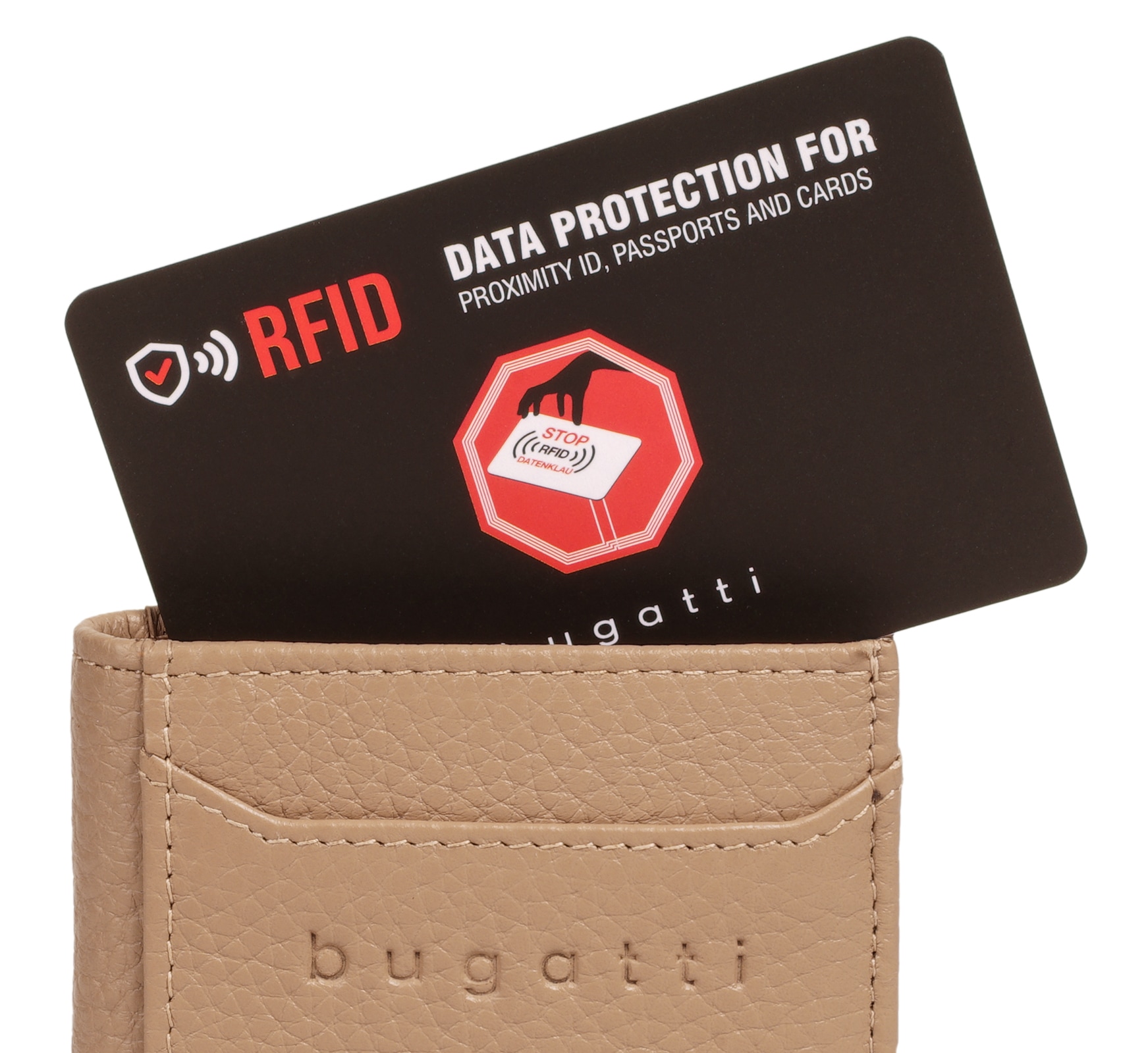 bugatti Geldbörse »SECURE SLIM« echt Leder