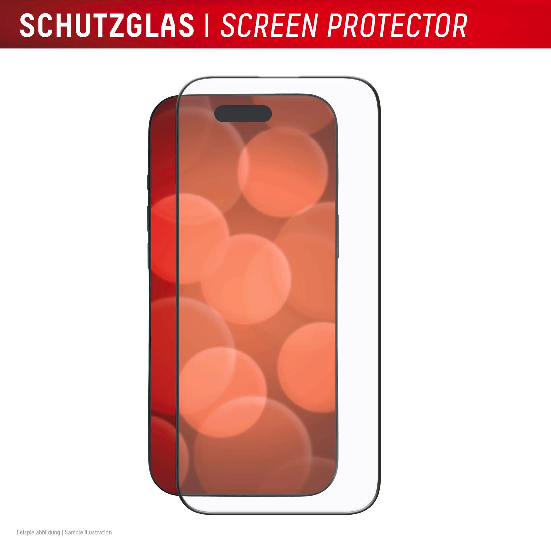 Displex Displayschutzglas »Premium Glass Screen Protector Full Cover« für Apple iPhone Air Displayschutzfolie, Schutzfolie, Bildschirmschutz, kratz- & stoßfest