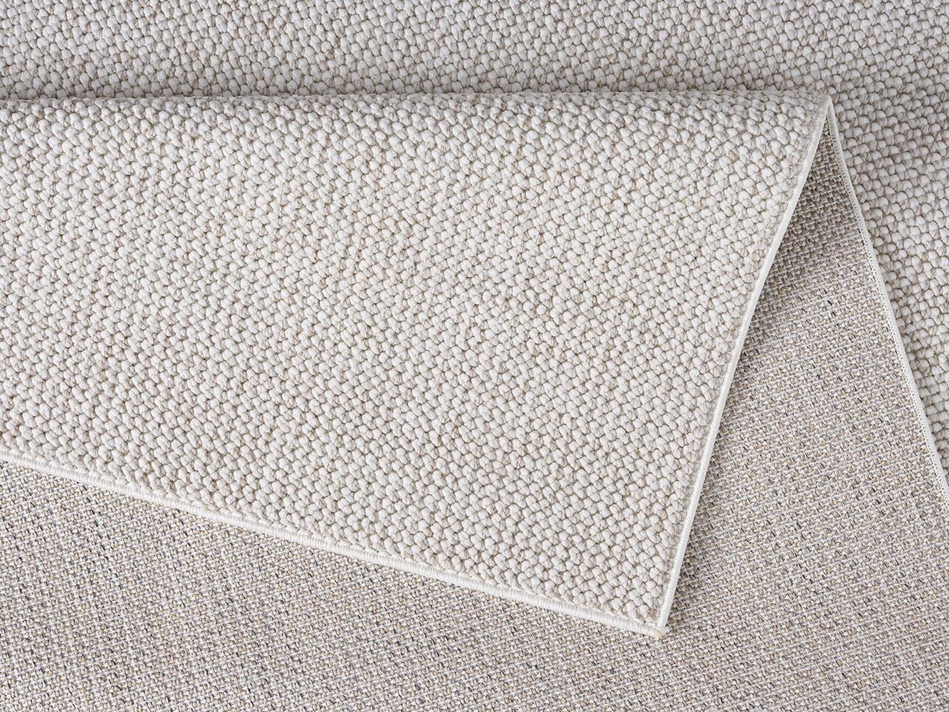 OTTO home Teppich »Lilri«, rechteckig, 10 mm Höhe, Wolloptik, Wohnzimmer, S günstig online kaufen