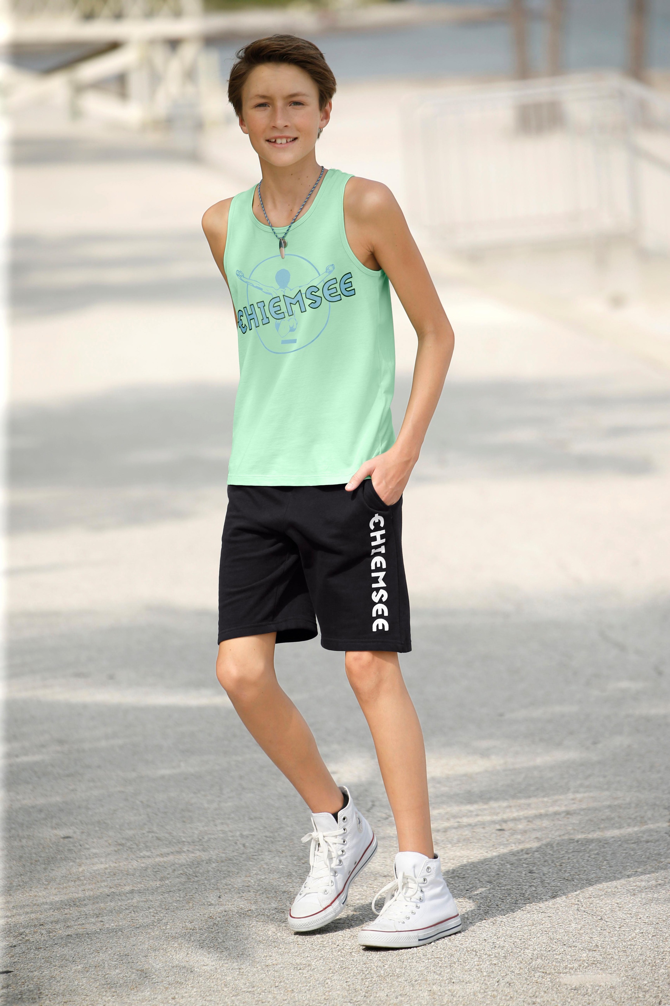 13. Bild von Chiemsee Bermudas »Basic«, mit Druck und Taschen