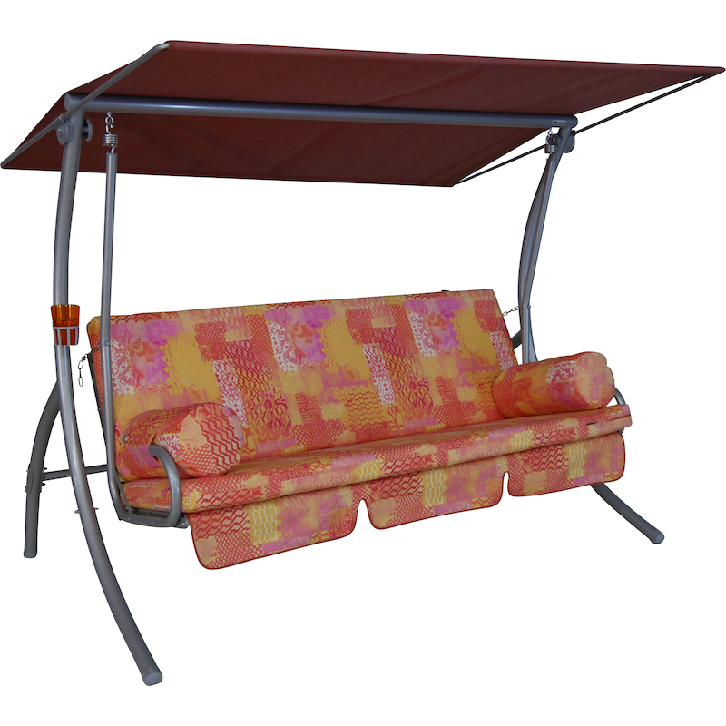 ANGERER FREIZEITMÖBEL Hollywoodschaukel »Dream California« orange-gelb + orange-gelb Obermaterial: 100% Baumwolle. Füllung: 100% Polyurethan