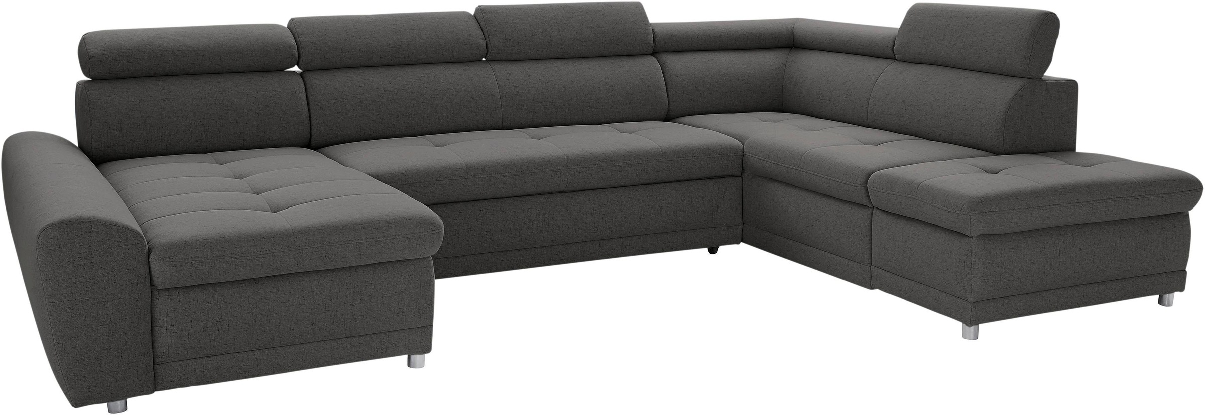 sit&more Wohnlandschaft »Riva U-Form« wahlweise mit Bettfunktion günstig online kaufen