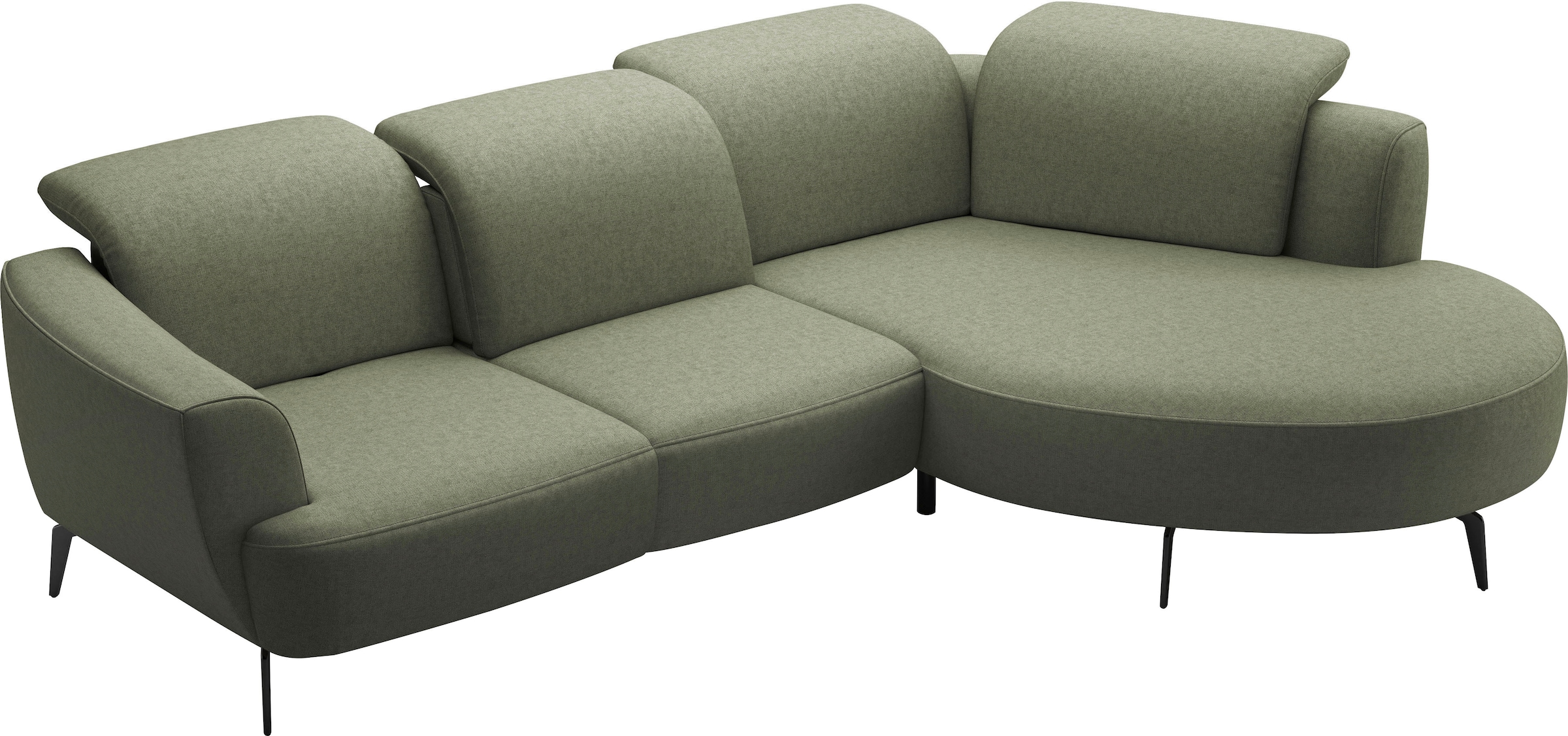 sit&more Ecksofa »Zoe«, ink.Sitztiefenverstellung, wahlweise mit Kopfteilverstellung