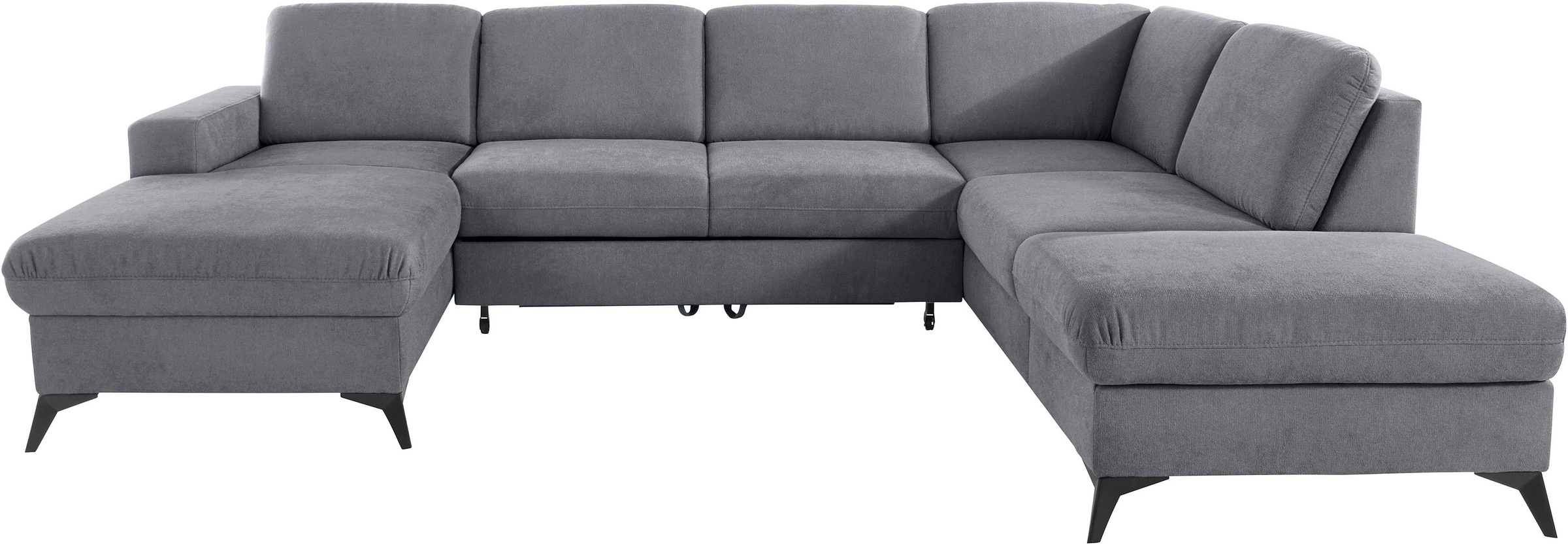 Home affaire Wohnlandschaft »Lolland U-Form« Wahlweise mit Bettfunktion und günstig online kaufen