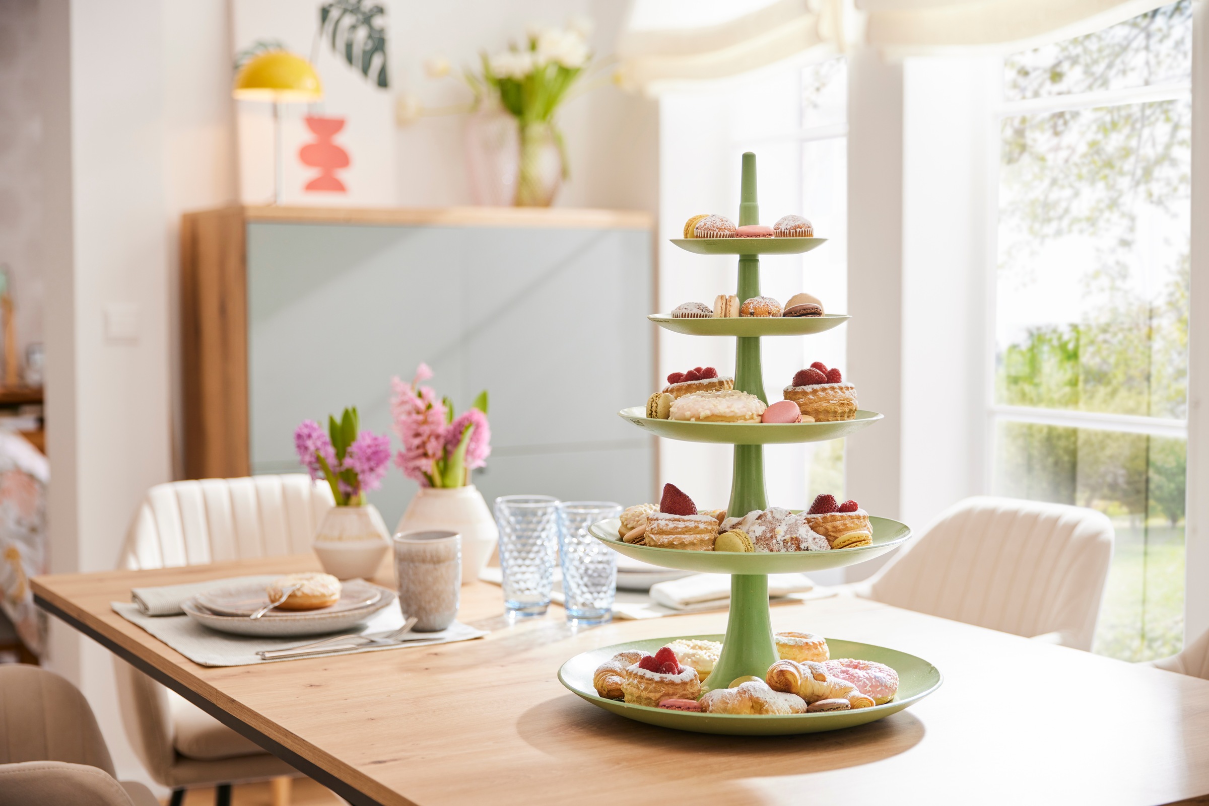 KOZIOL Etagere »BABELL BIG«, biozirkulärem Material,spülmaschinengeeignet,melaminfrei,recycelbar
