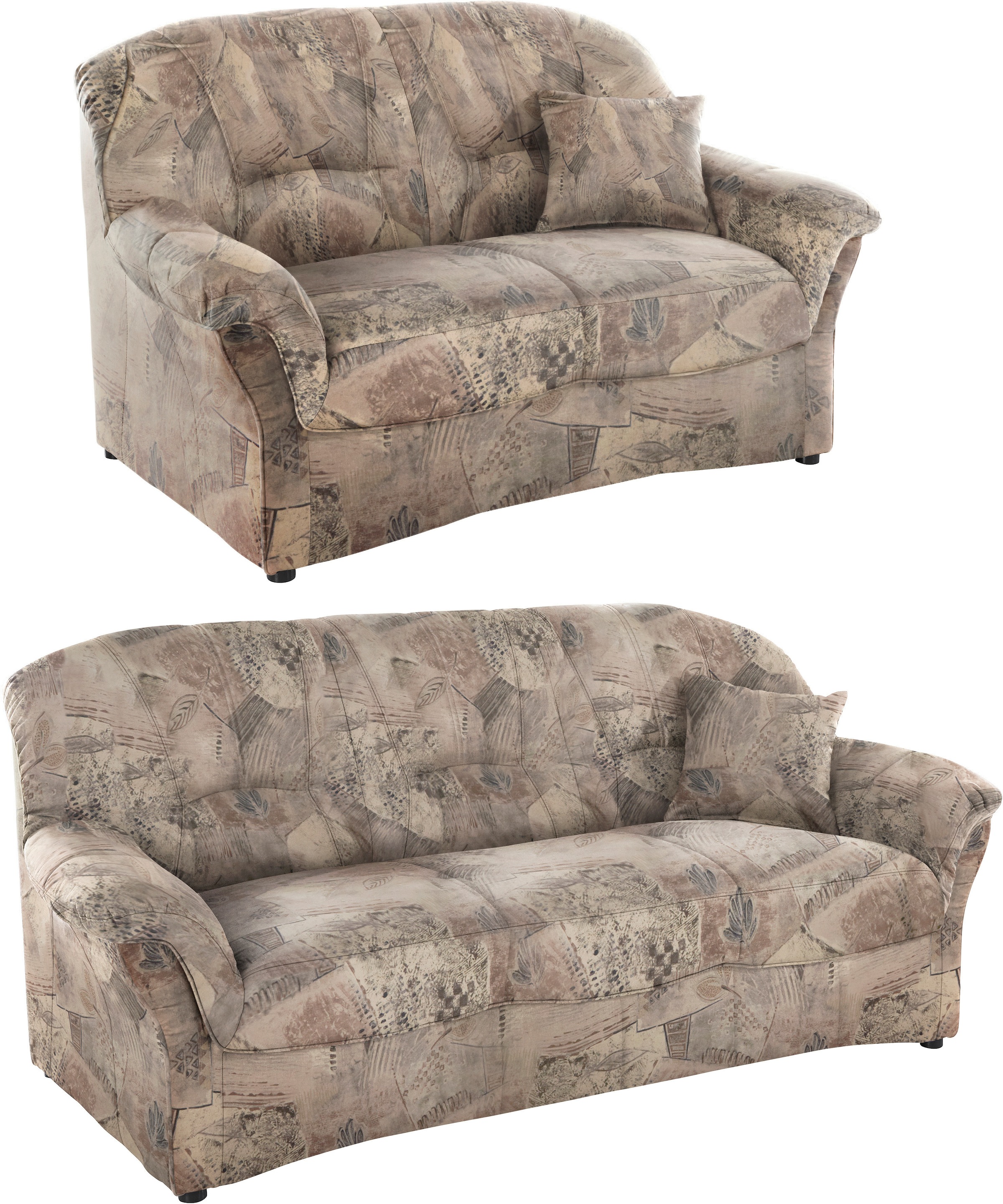 DOMO collection Polstergarnitur »Bahia belastbar bis 140kg/ Sitz, mit Feder günstig online kaufen