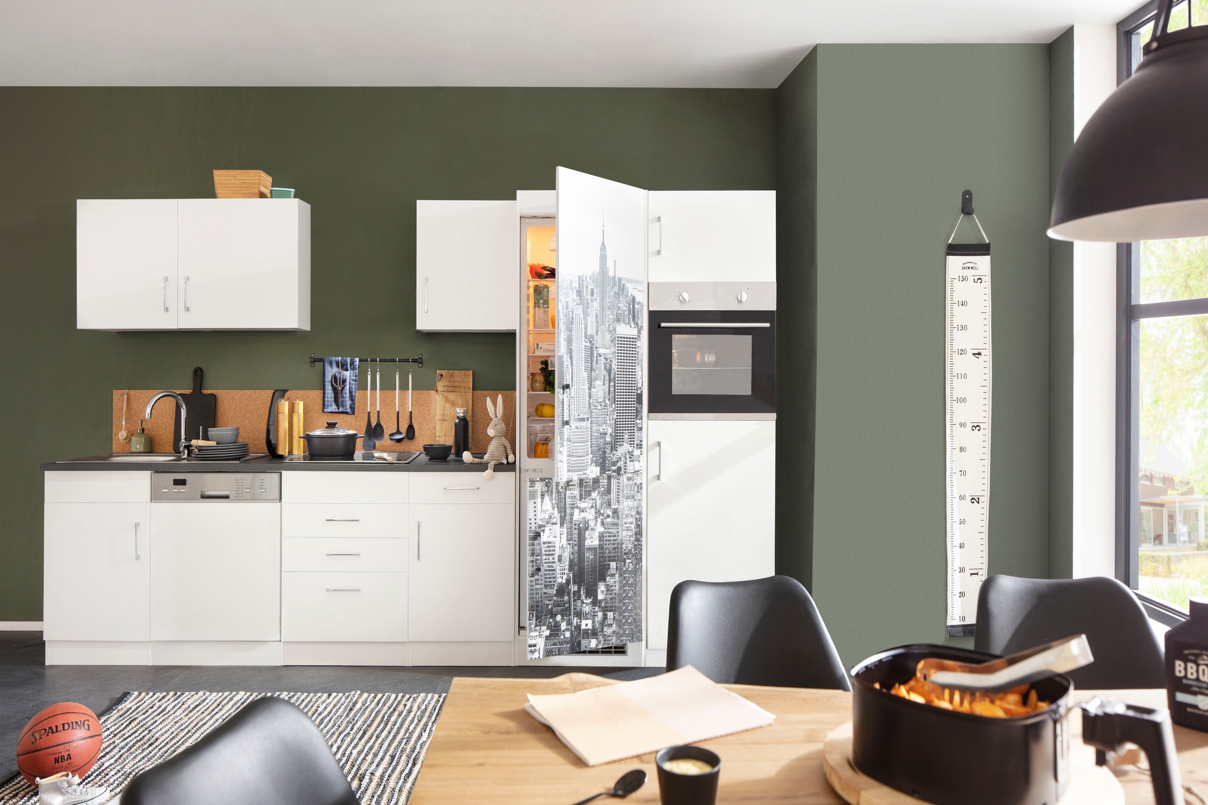 KOCHSTATION Küchenzeile »KS-Paris – Küchen mit einzigartigen Fotomotiven au günstig online kaufen