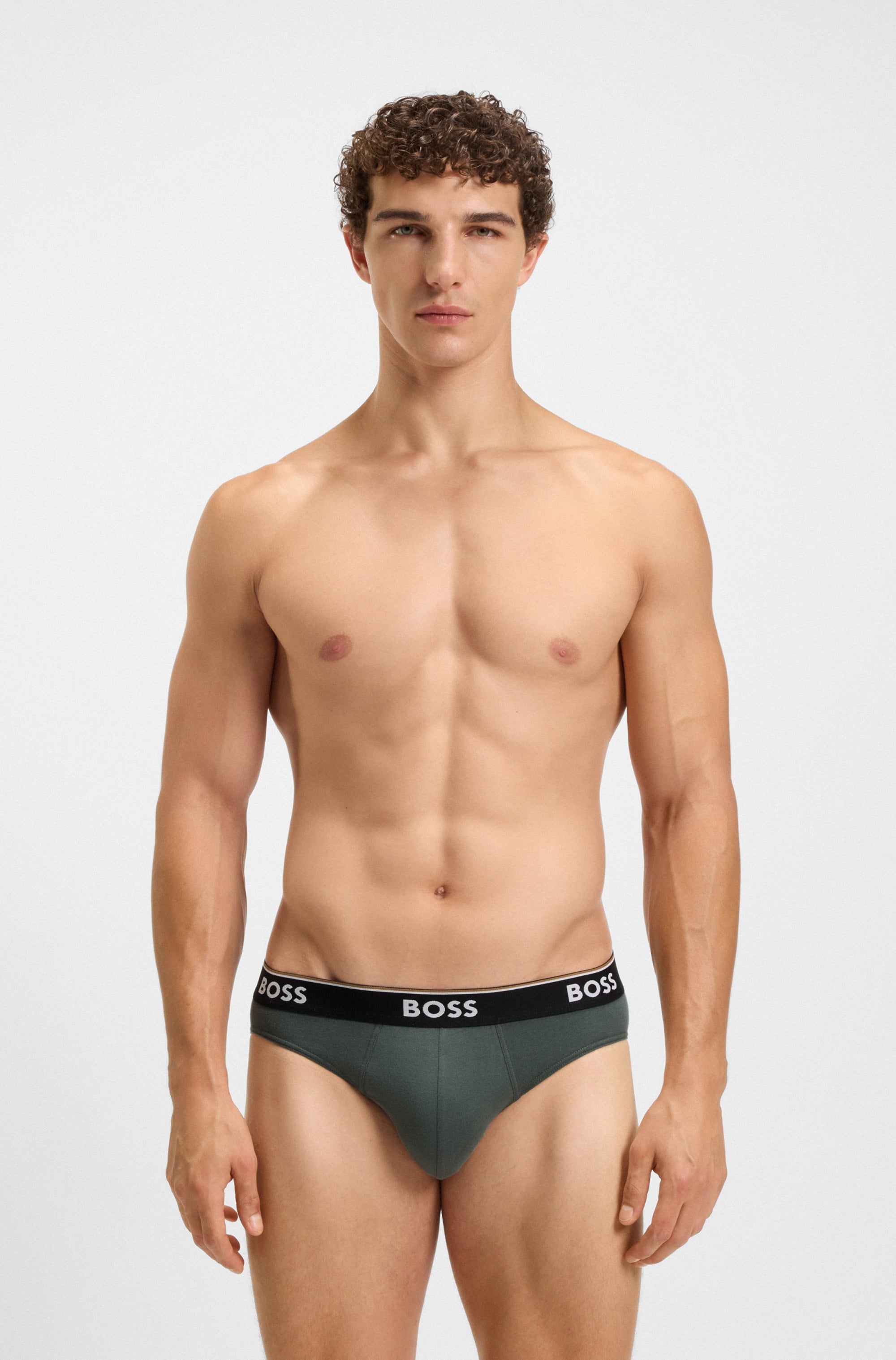 BOSS Slip »Brief 3P Power«, (Packung, 3 St.), mit BOSS Schriftzug