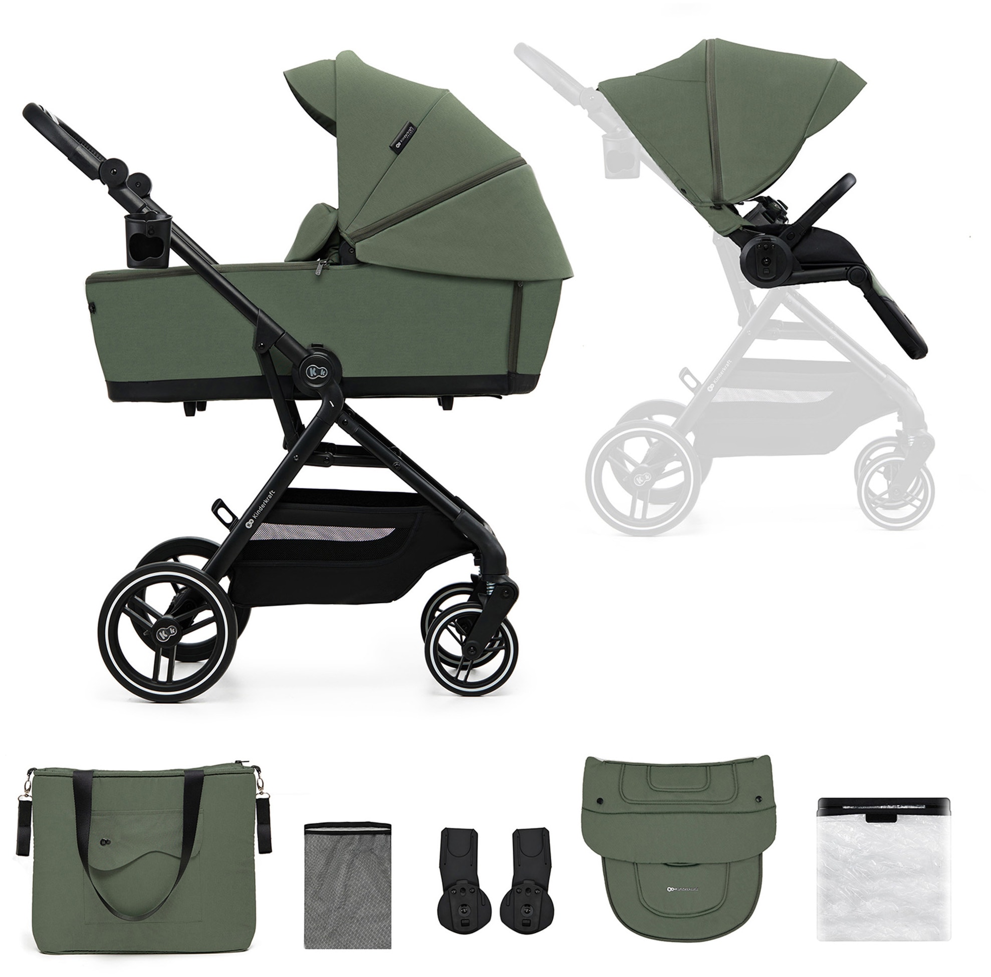 Kinderkraft Kombi-Kinderwagen »YOXI 2IN1« 22 kg