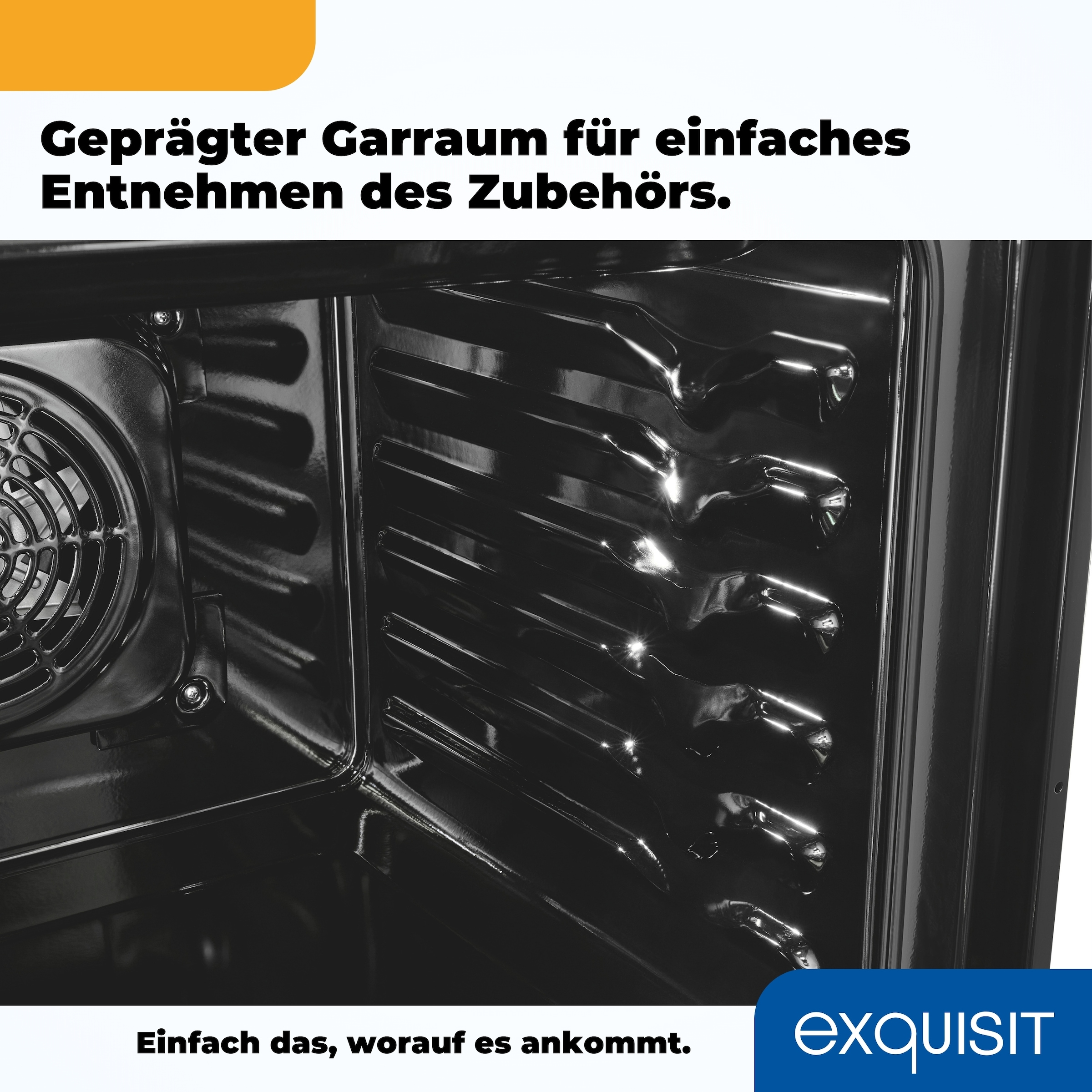 exquisit Elektro-Herd-Set »EHE256-U-020 schwarz«