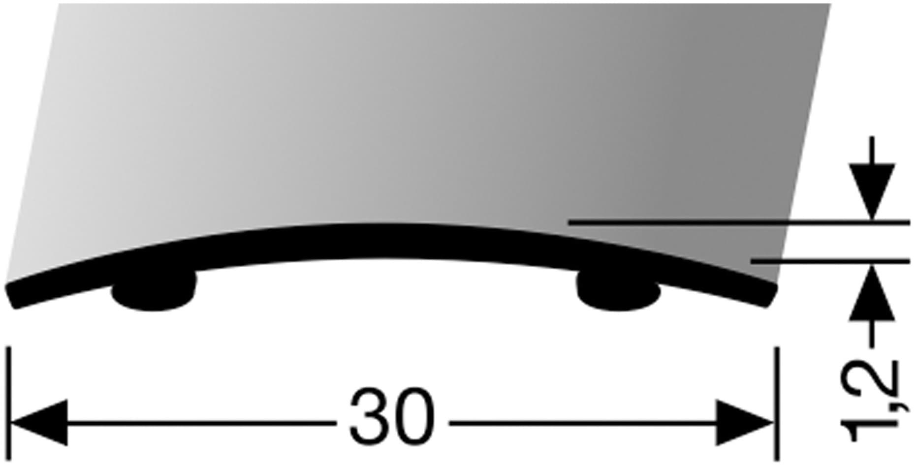 Küberit Übergangsprofil »Übergang 452 SK«, BxL: 3x100 cm, selbstklebend