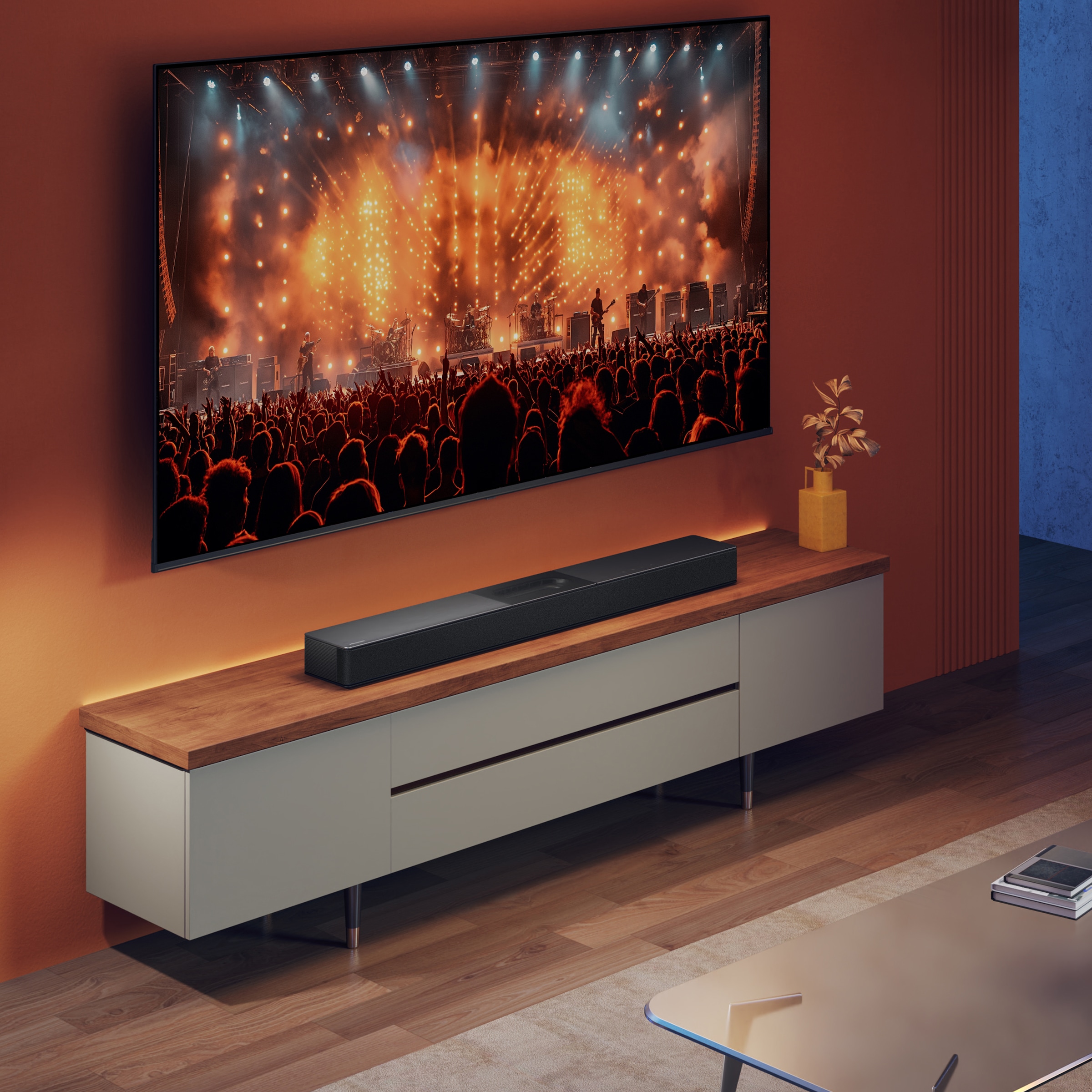 Hisense 2.1 Soundsystem »HS2000 2.1 Kanal Soundbar mit integriertem Subwoofer«, (1 St.)