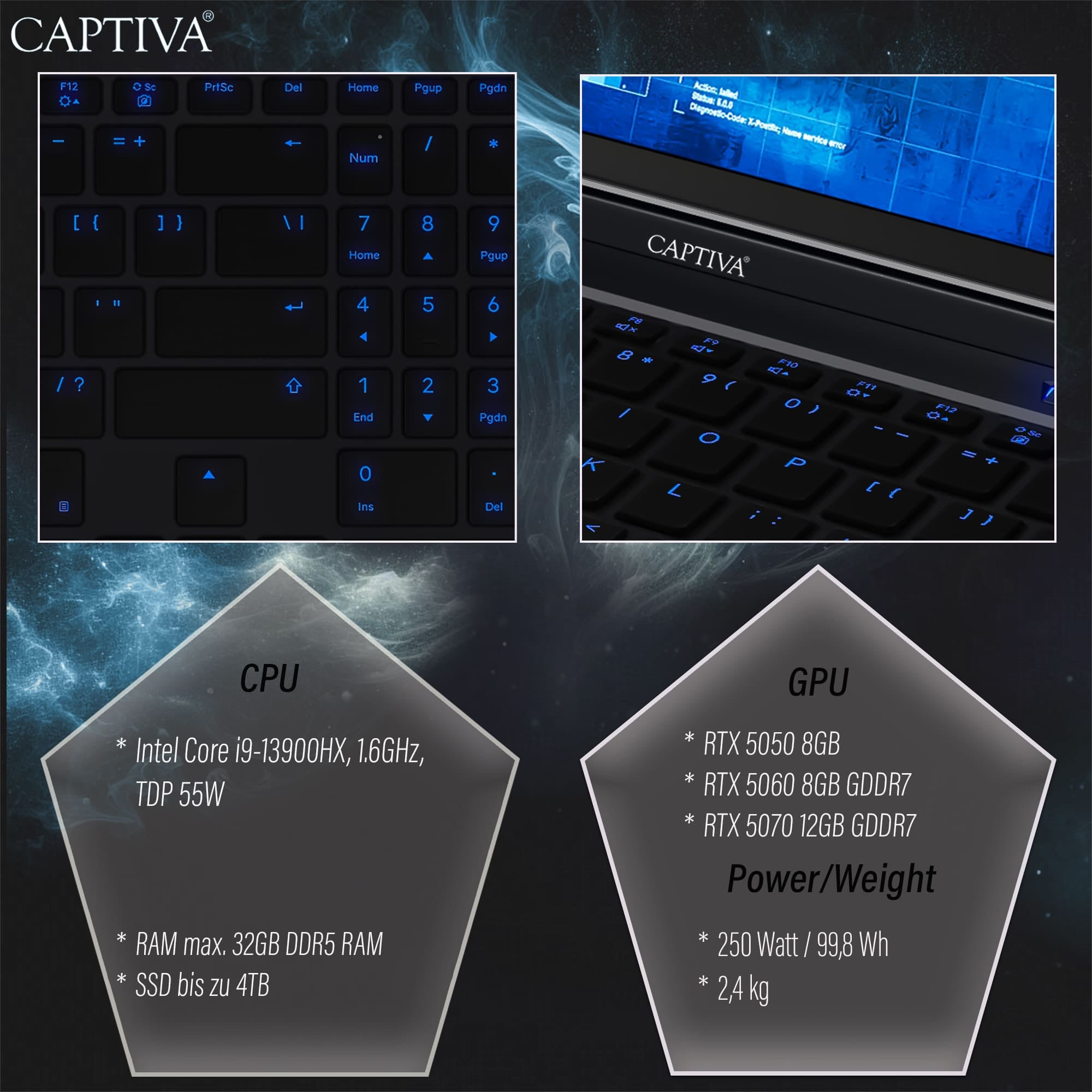 CAPTIVA Gaming-Notebook »Advanced Gaming I92-081«