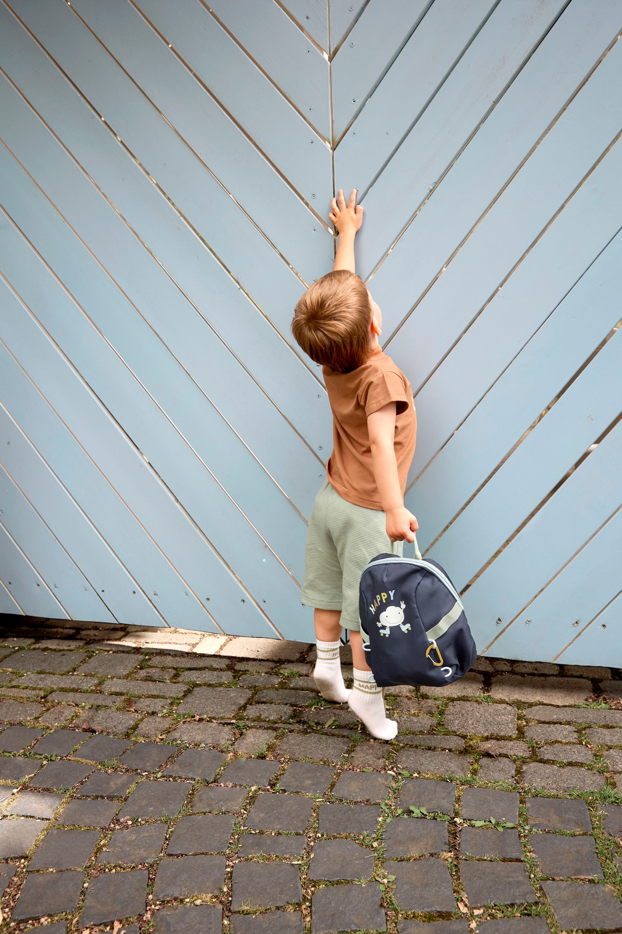 LÄSSIG Kinderrucksack »Tiny Backpack Outdoor Cloud dark blue«