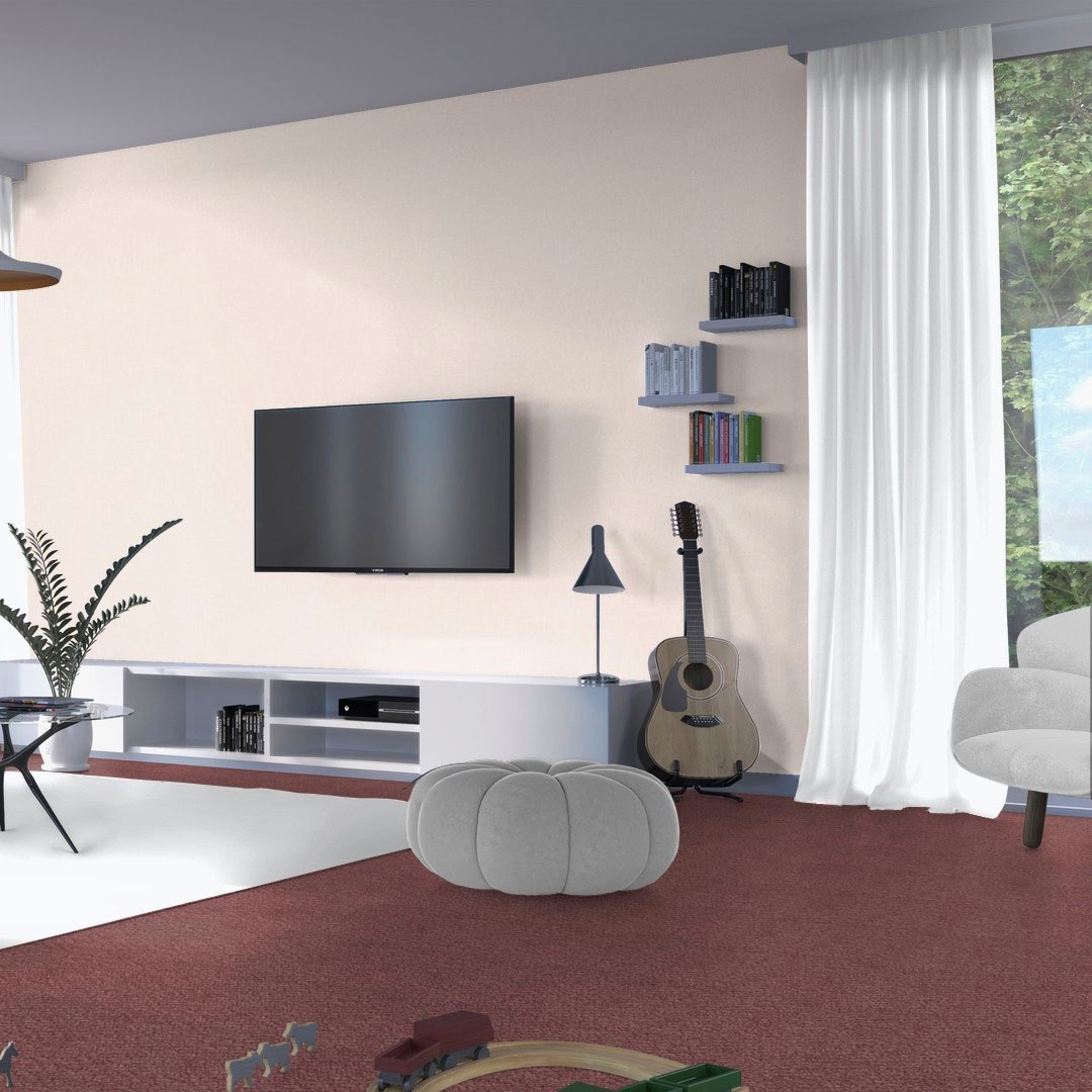 Vorwerk Teppichboden »Passion 1093 (Traffic), Schlinge - Uni Farben«, rechteckig, 6,3 mm Höhe, Wohnzimmer, Schlafzimmer, Kinderzimmer, Breite 400/500 cm