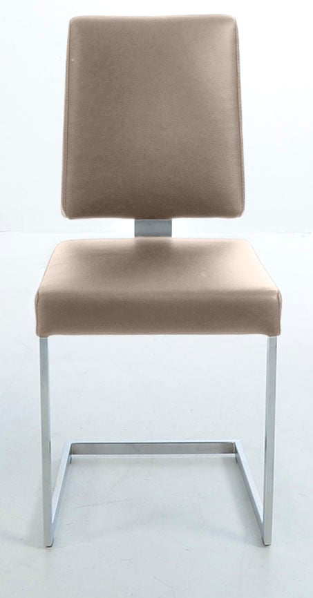 K+W Komfort & Wohnen Freischwinger, Leder Longlife BRONCO, stabiles Hochkantgestell, in Leder oder Microfaser