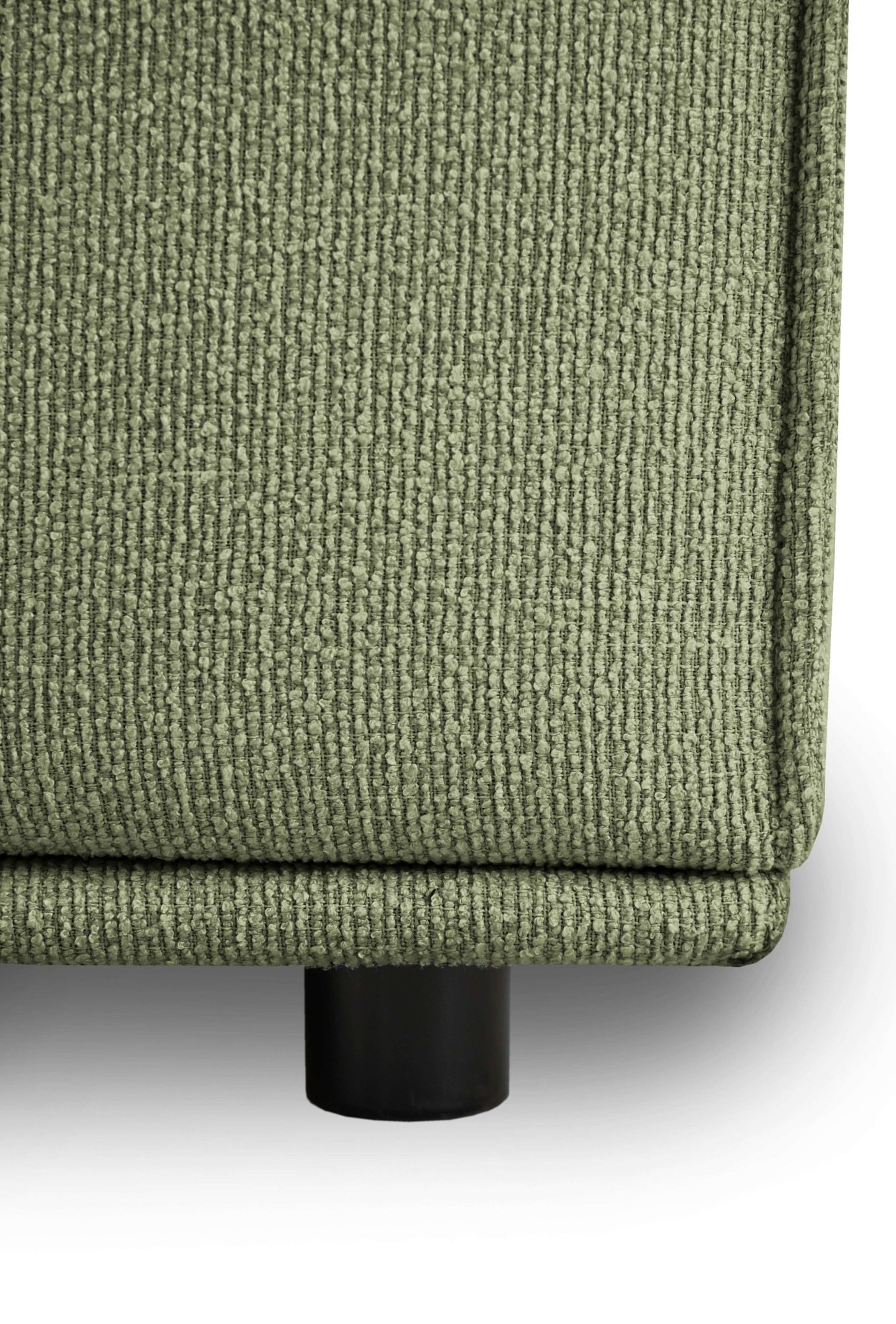 Home affaire 3-Sitzer »Avelin, 228 cm, Chenille, Struktur-Boucle«, mit Wellenunterfederung, Kedernaht, bodentief, Skandi-Design